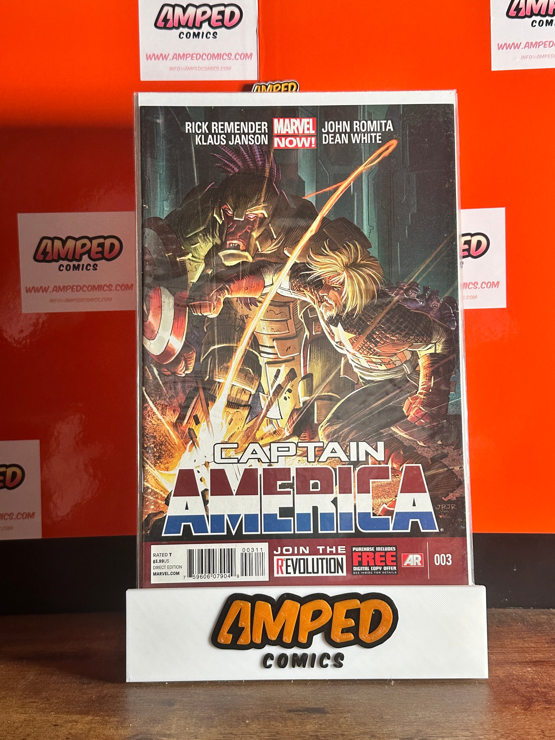 Captain America #3 Marvel Comics (2013) Marvel Now Remender Romita Jr