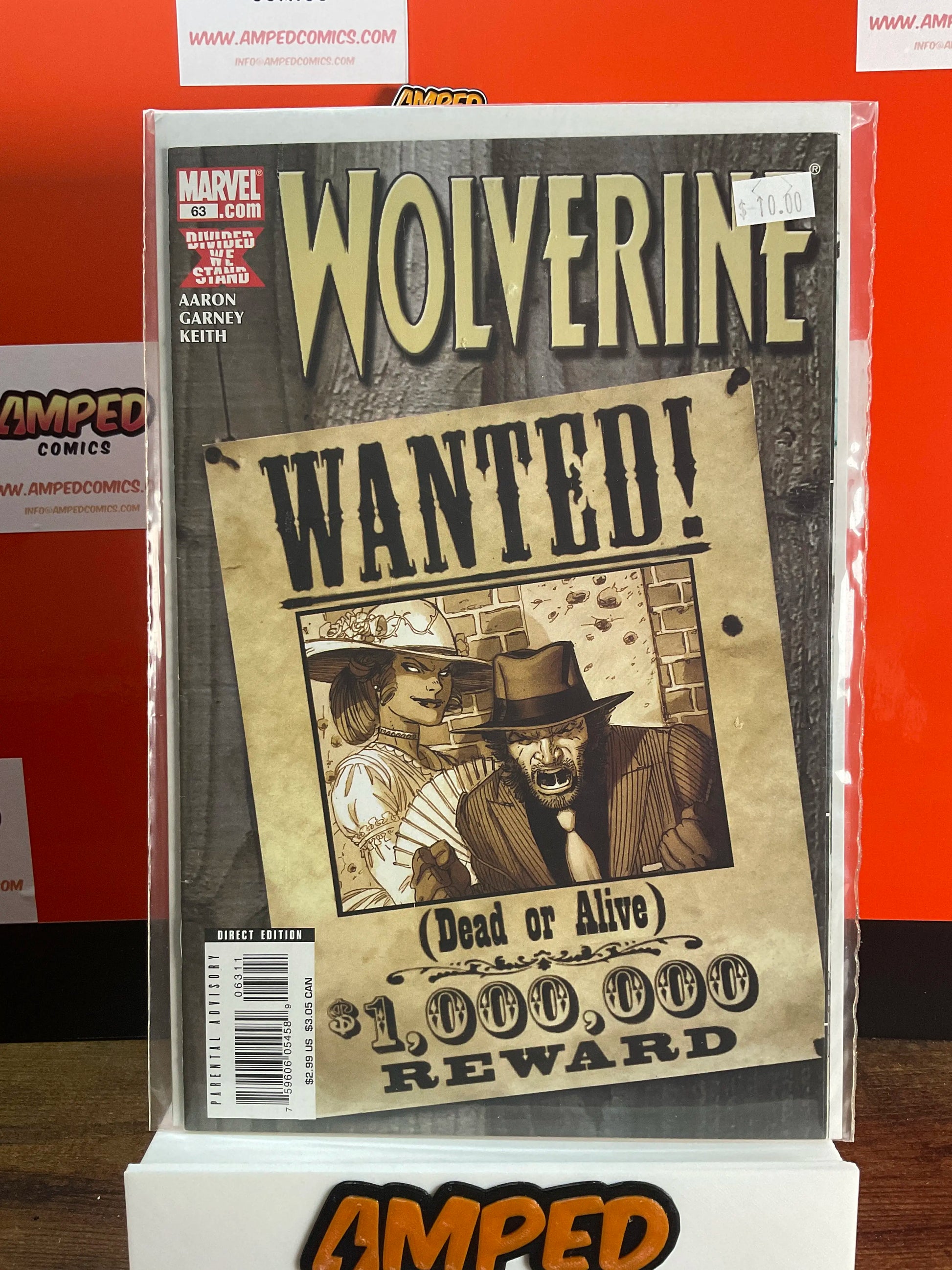 Wolverine 63 Marvel Comics Wanted Cover Direct Edition