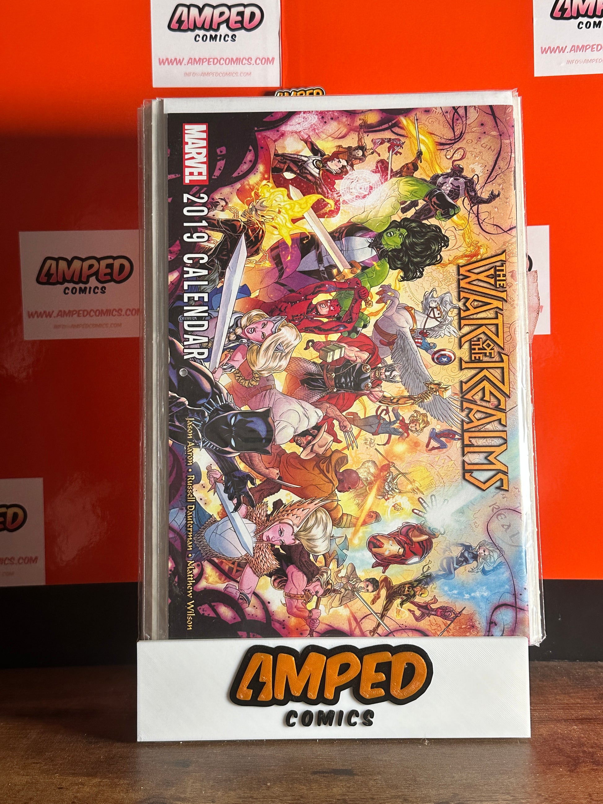 War of the Realms Marvel 2019 Calendar Jason Aaron Russell Dauterman