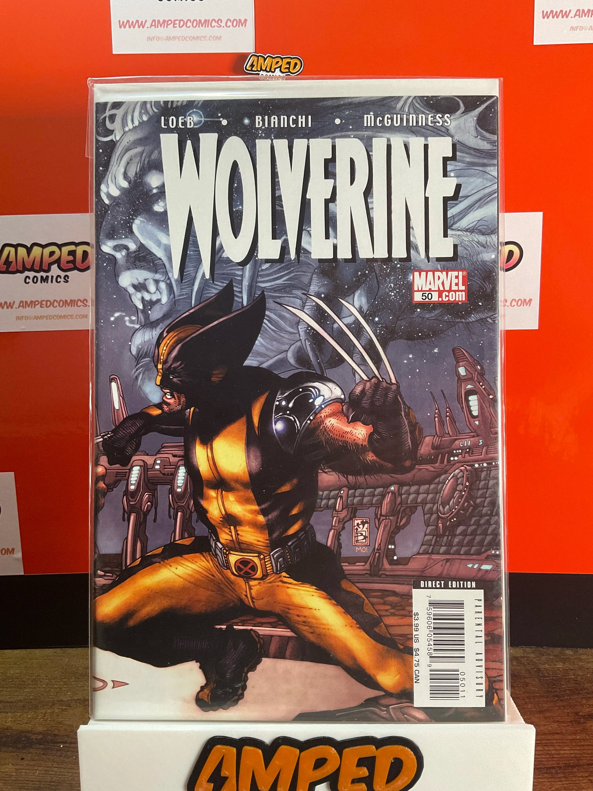 Wolverine 50 Marvel Comics Direct Edition