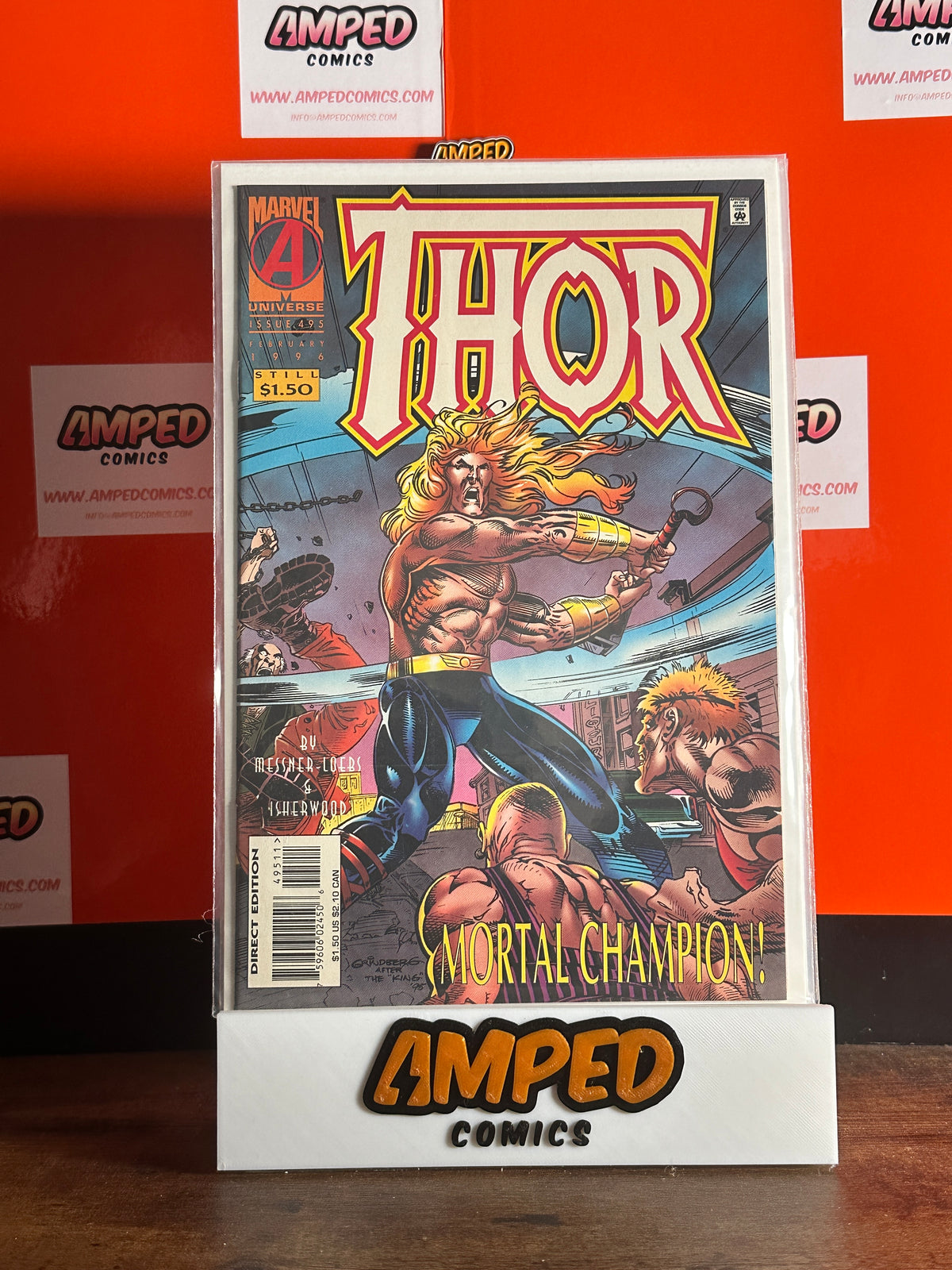Thor #495 Marvel Comics (1996) Mortal Champion