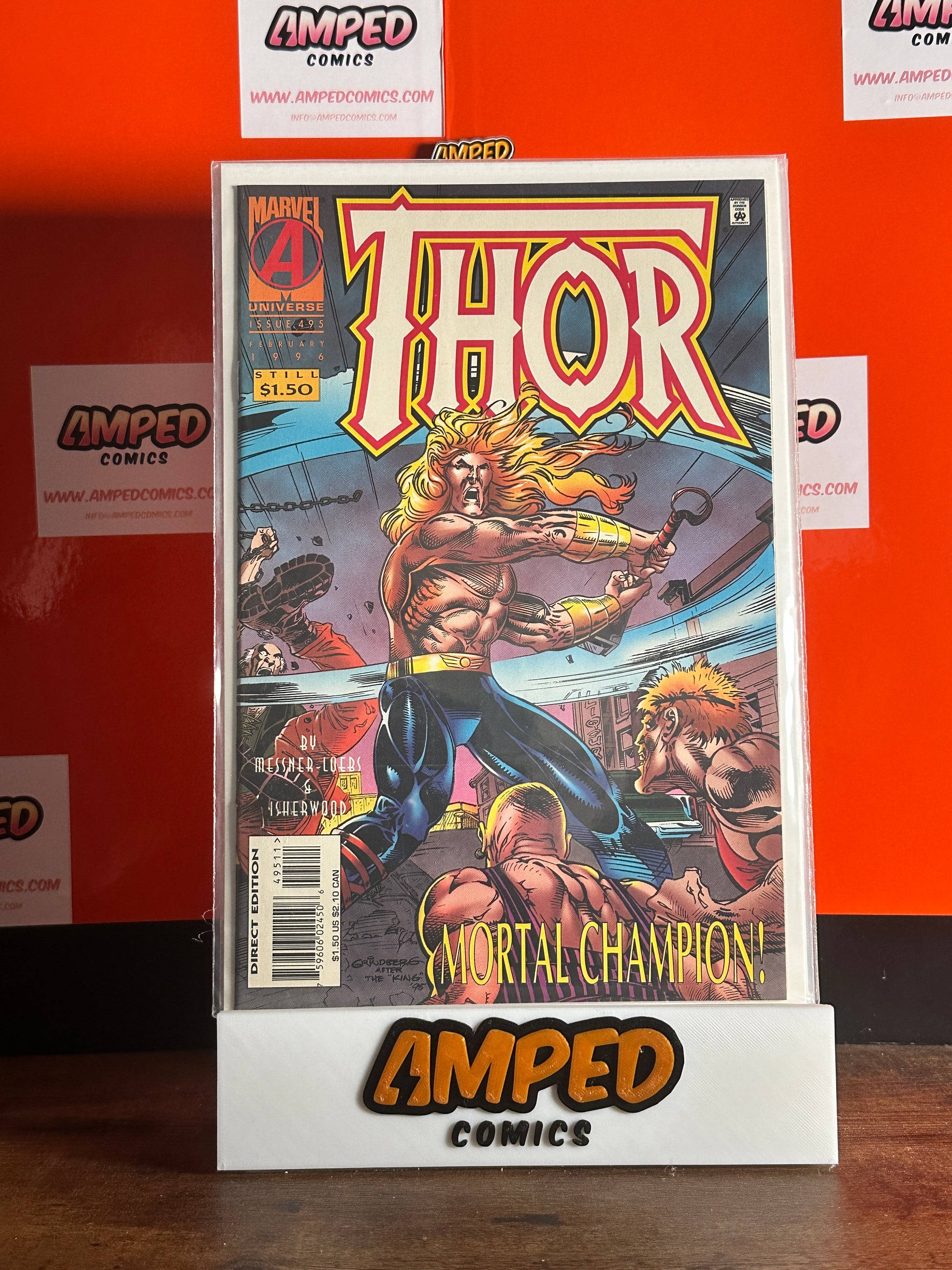 Thor #495 Marvel Comics (1996) Mortal Champion