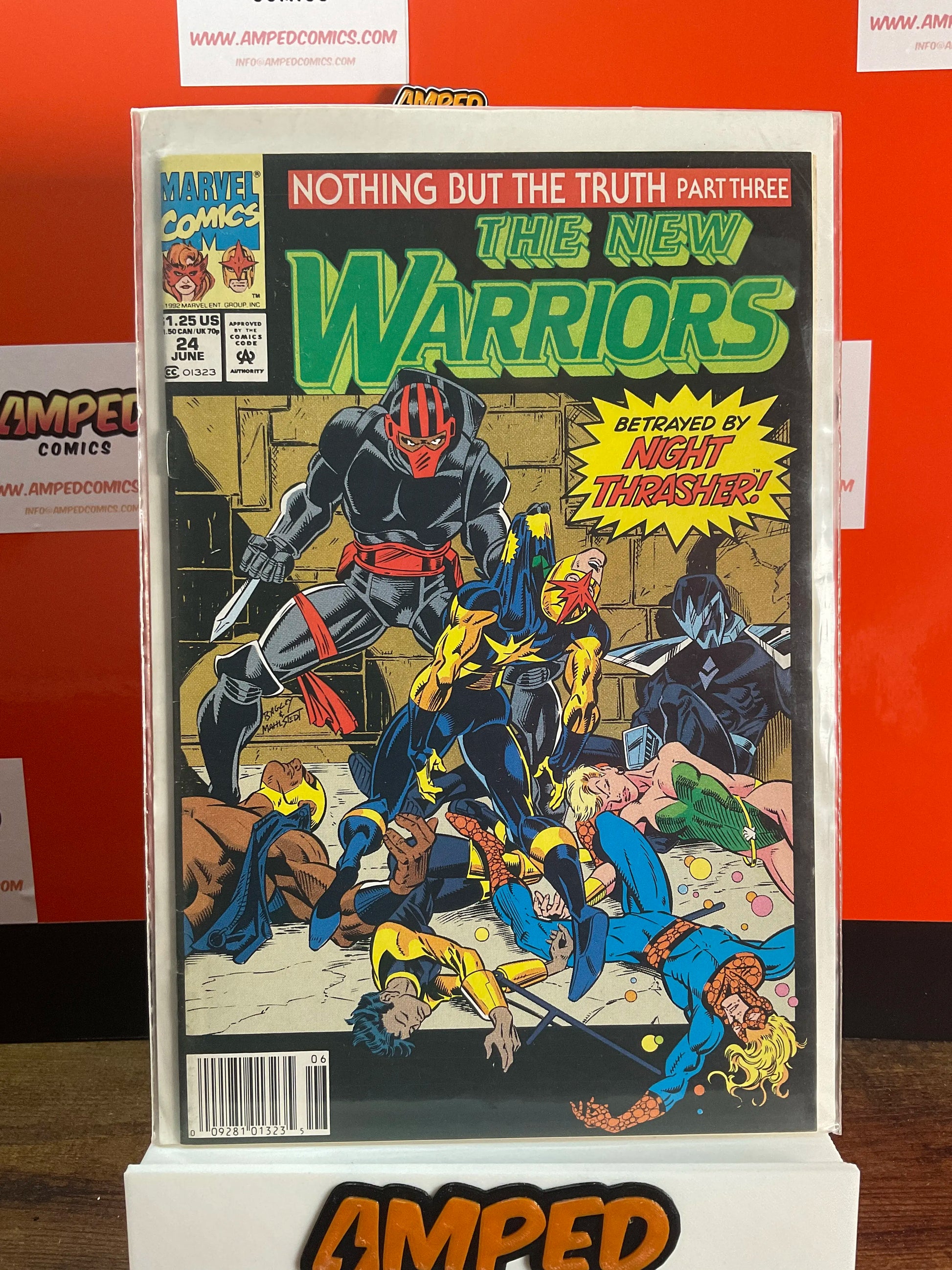 The New Warriors 24 Marvel Comics June 1992 Night Thrasher