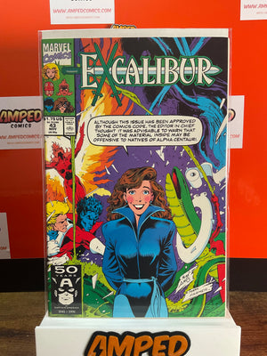 Excalibur 43 Marvel Comics 1991 50th Anniversary Cover