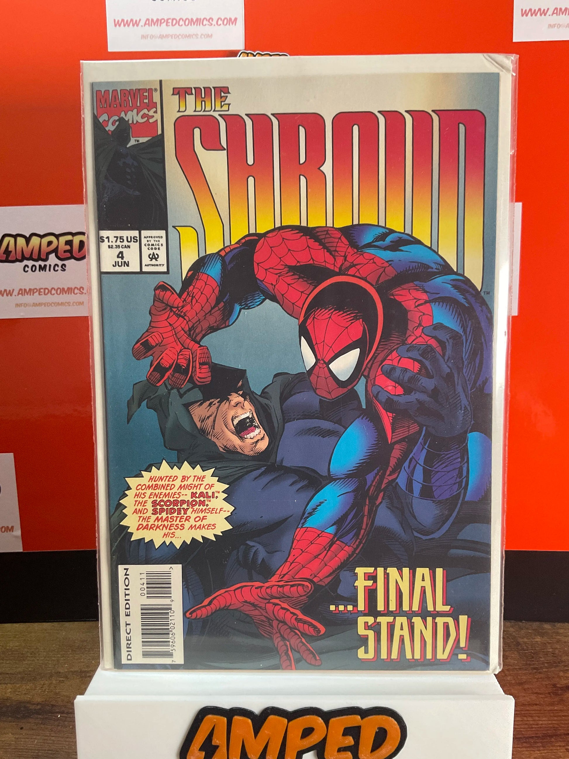 The Shroud 4 Marvel Comics June 1994 Spider-Man Appearance