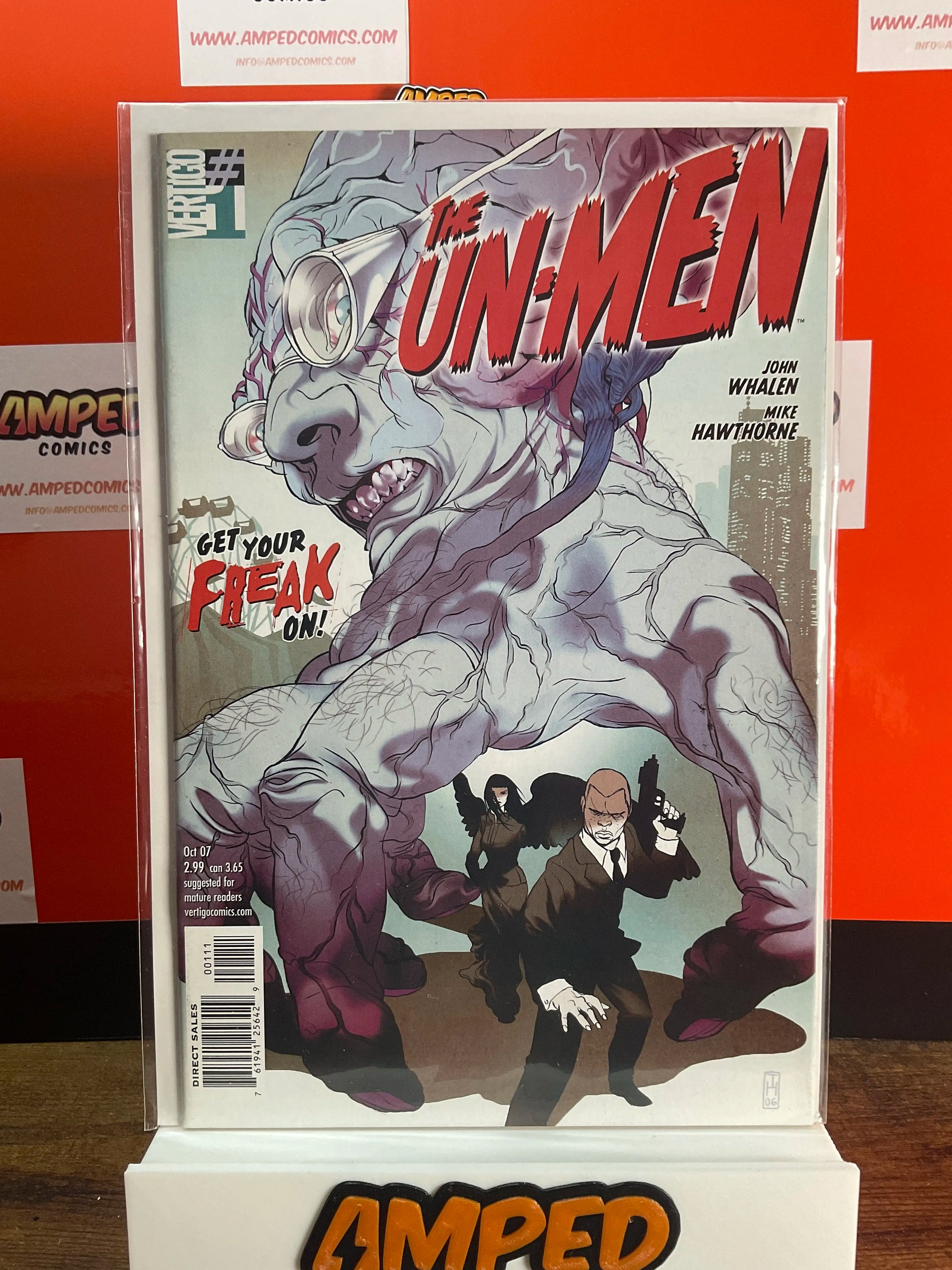 The Un-Men 1 Vertigo Comics Oct 2007 John Whalen Mike Hawthorne
