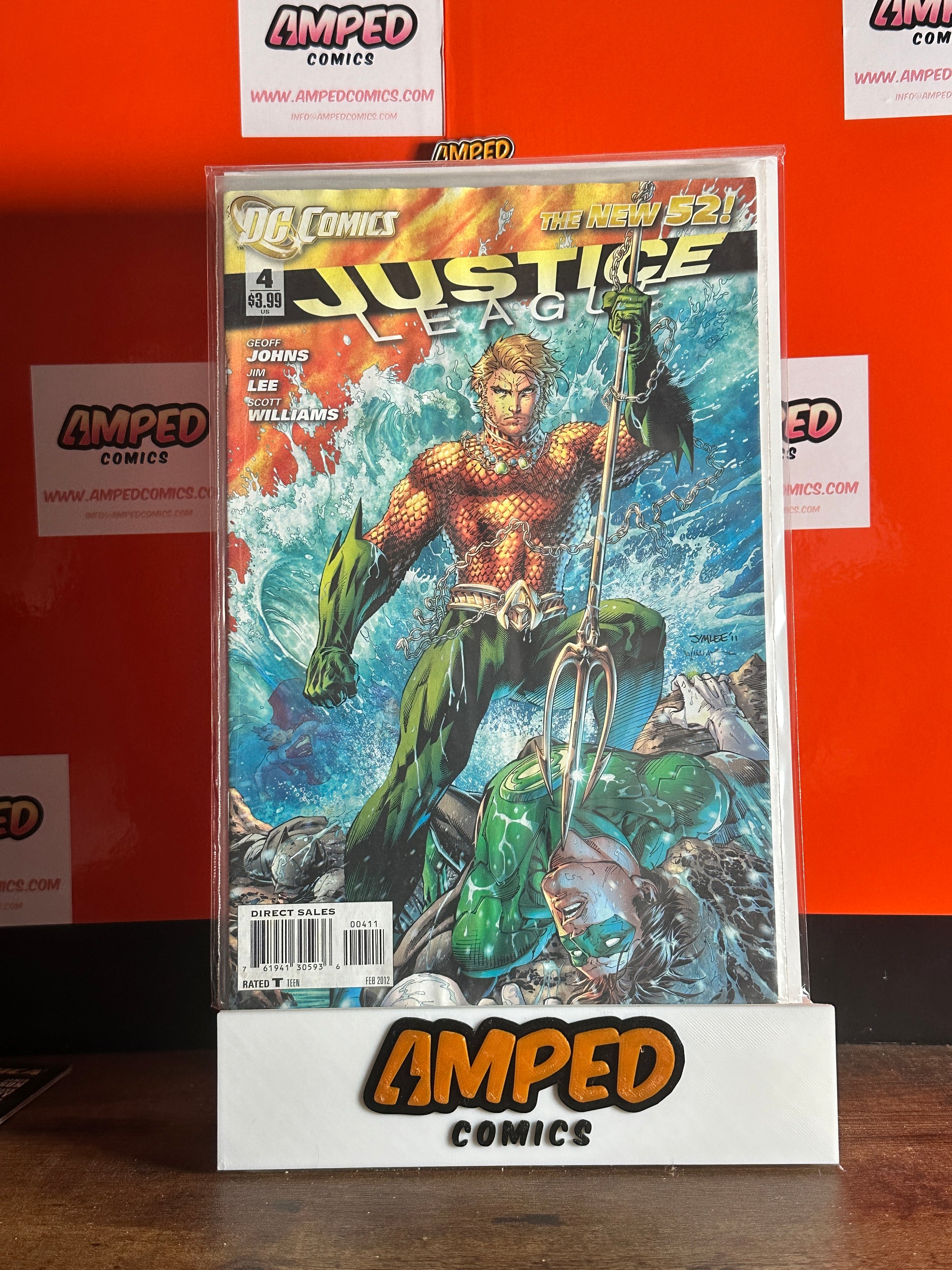 Justice League #4 DC Comics The New 52 (Feb 2012)
