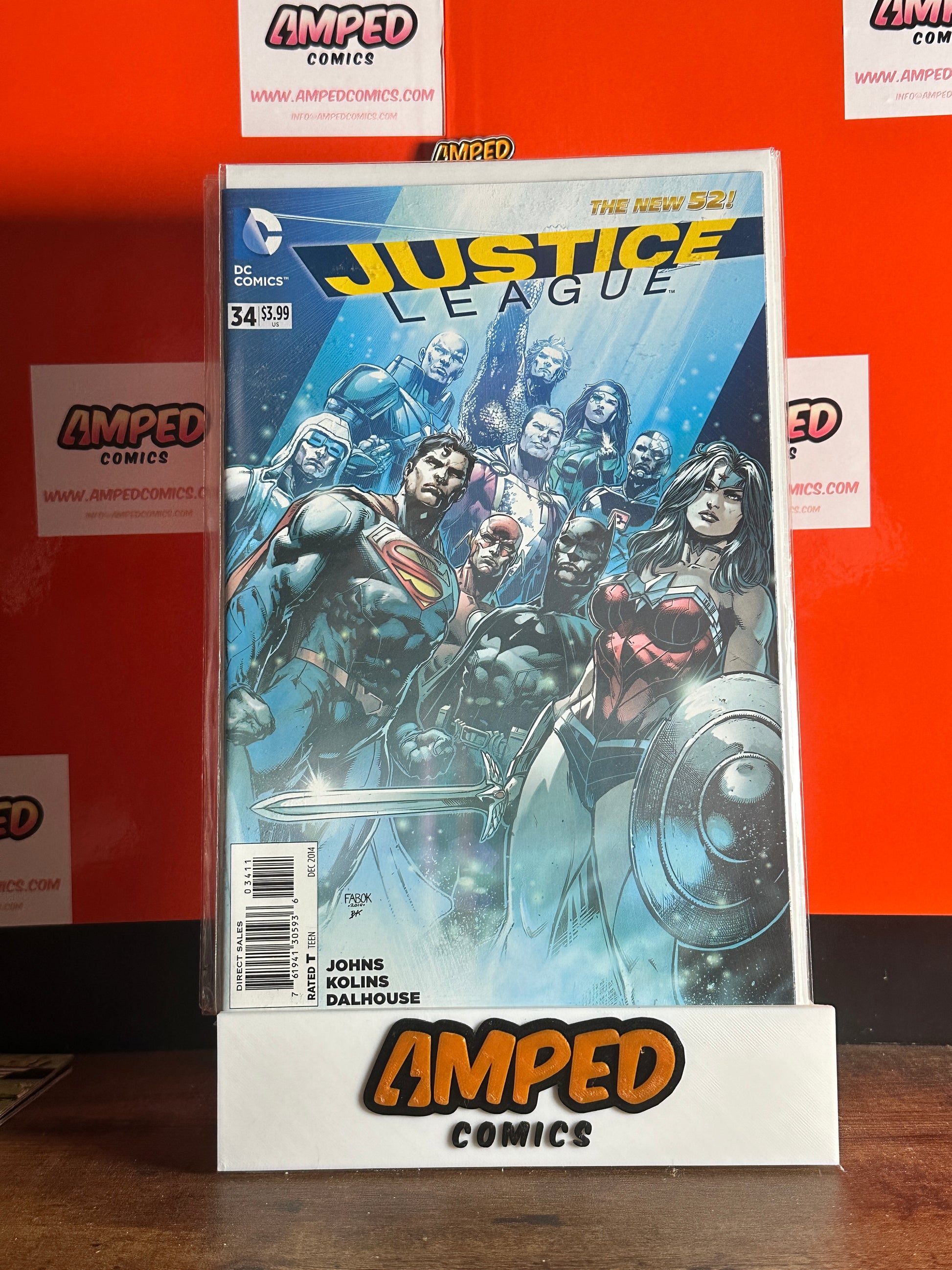 Justice League #34 DC Comics The New 52 (Dec 2014) Johns Kolins
