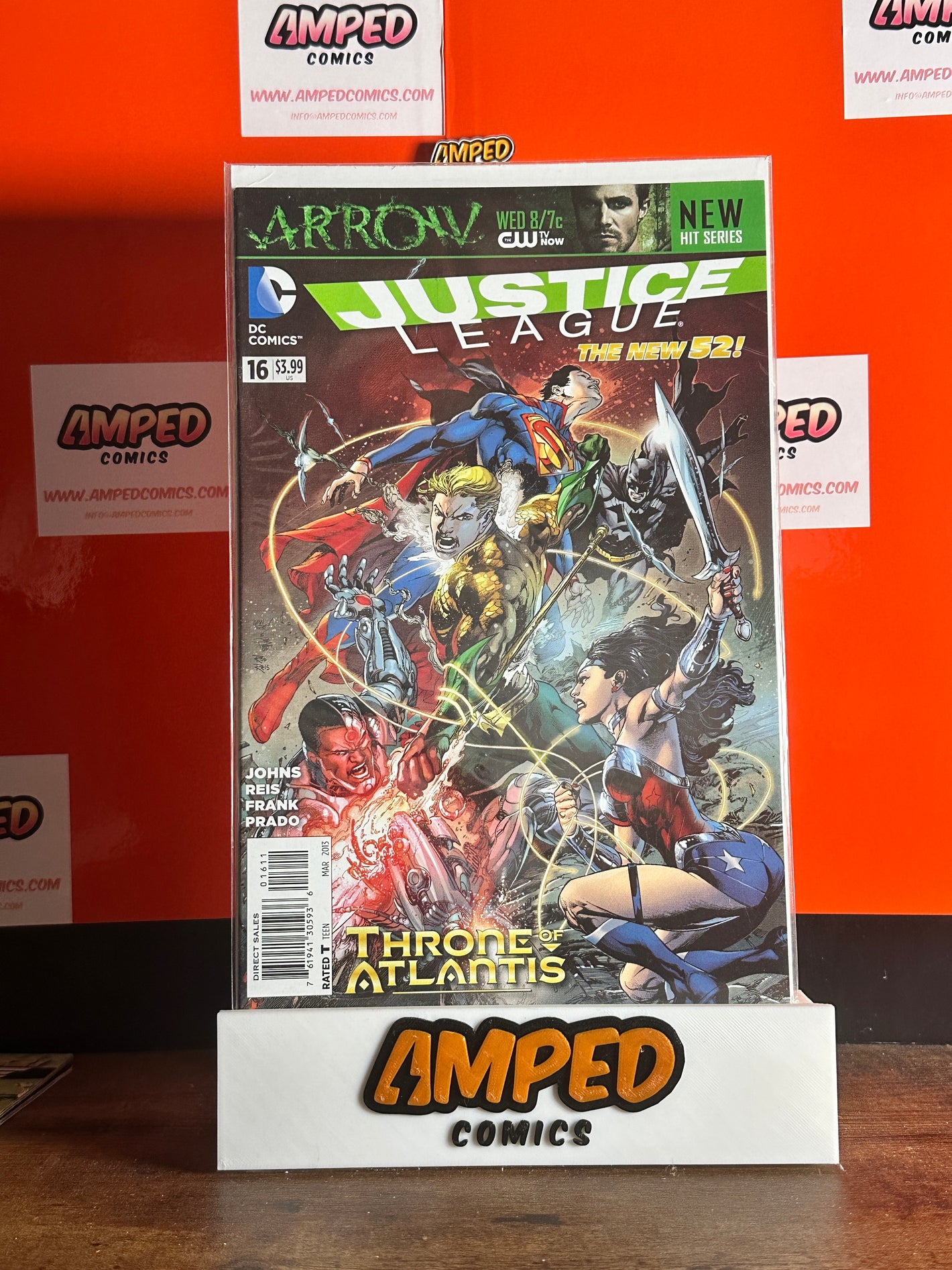 Justice League #16 DC Comics (The New 52) Throne of Atlantis Mar 2013