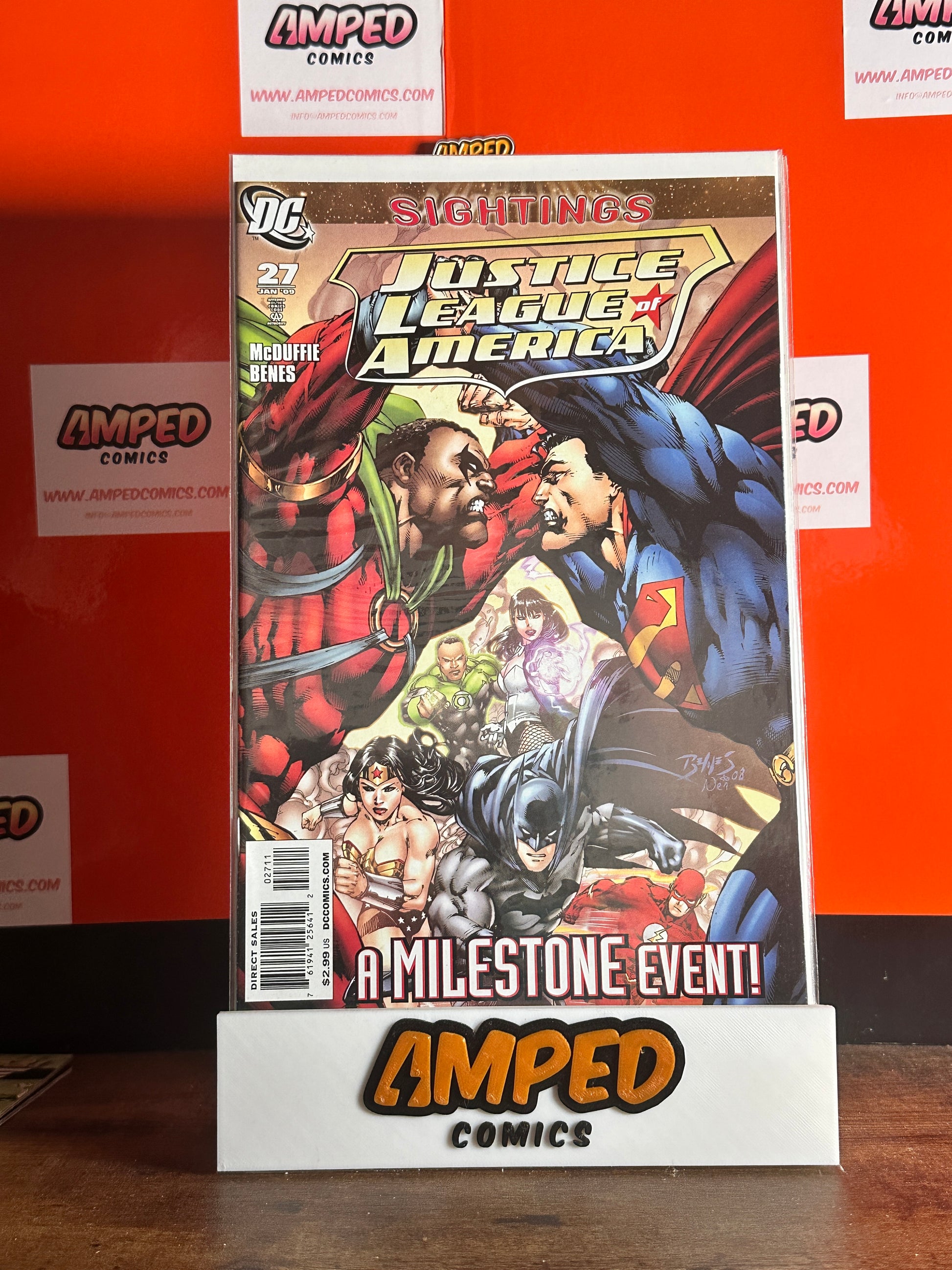 Justice League of America #27 (2008) DC Comics Sighting Milestone Event