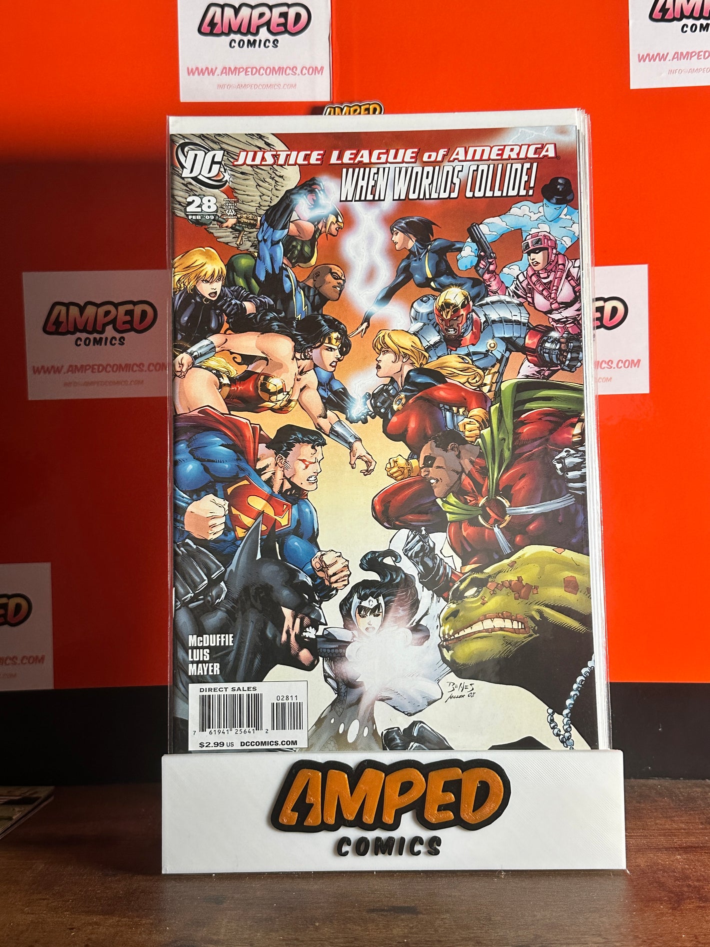 Justice League of America #28 DC Comics (Feb 2009) When Worlds Collide