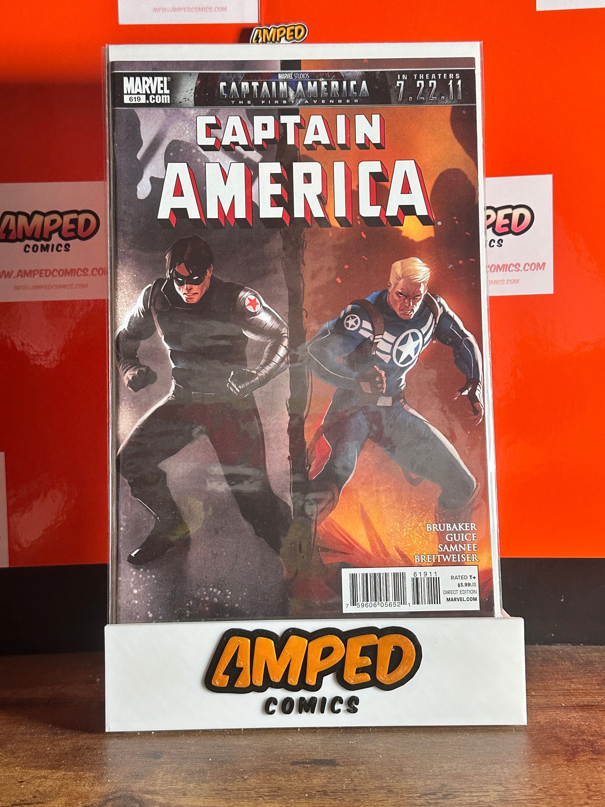 Captain America #619 Marvel Comics (2011) Brubaker Guice Samnee