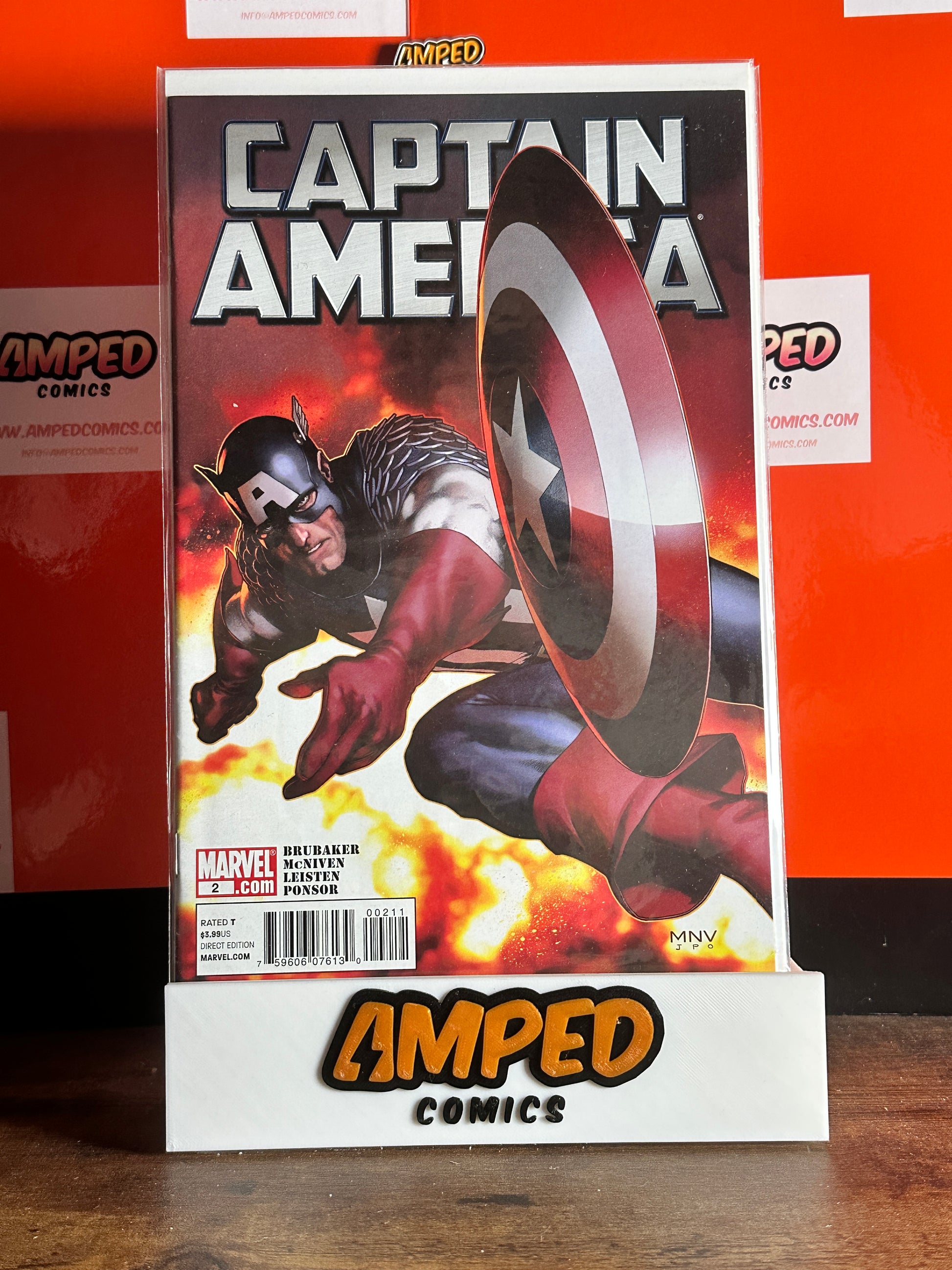 Captain America #2 Marvel Comics (2005) Brubaker McNiven