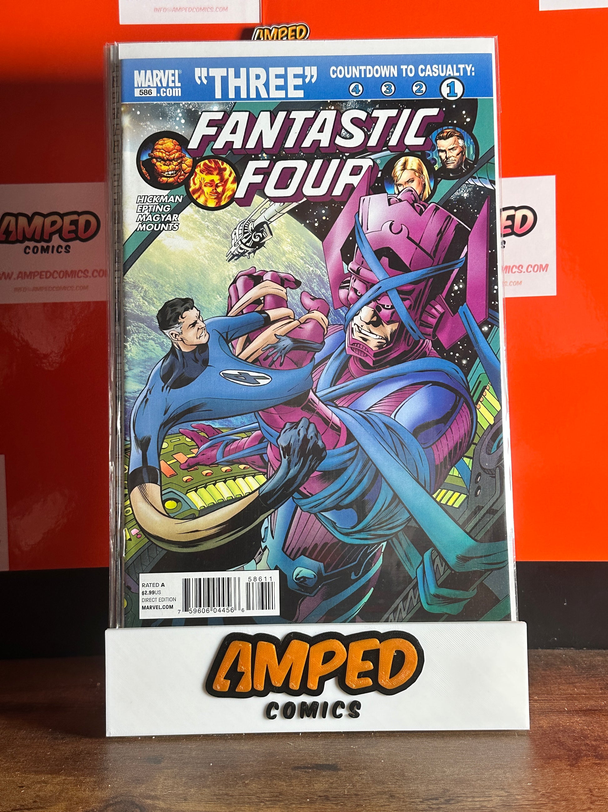 Fantastic Four #586 Marvel Comics Three (2011) Countdown to Casualty