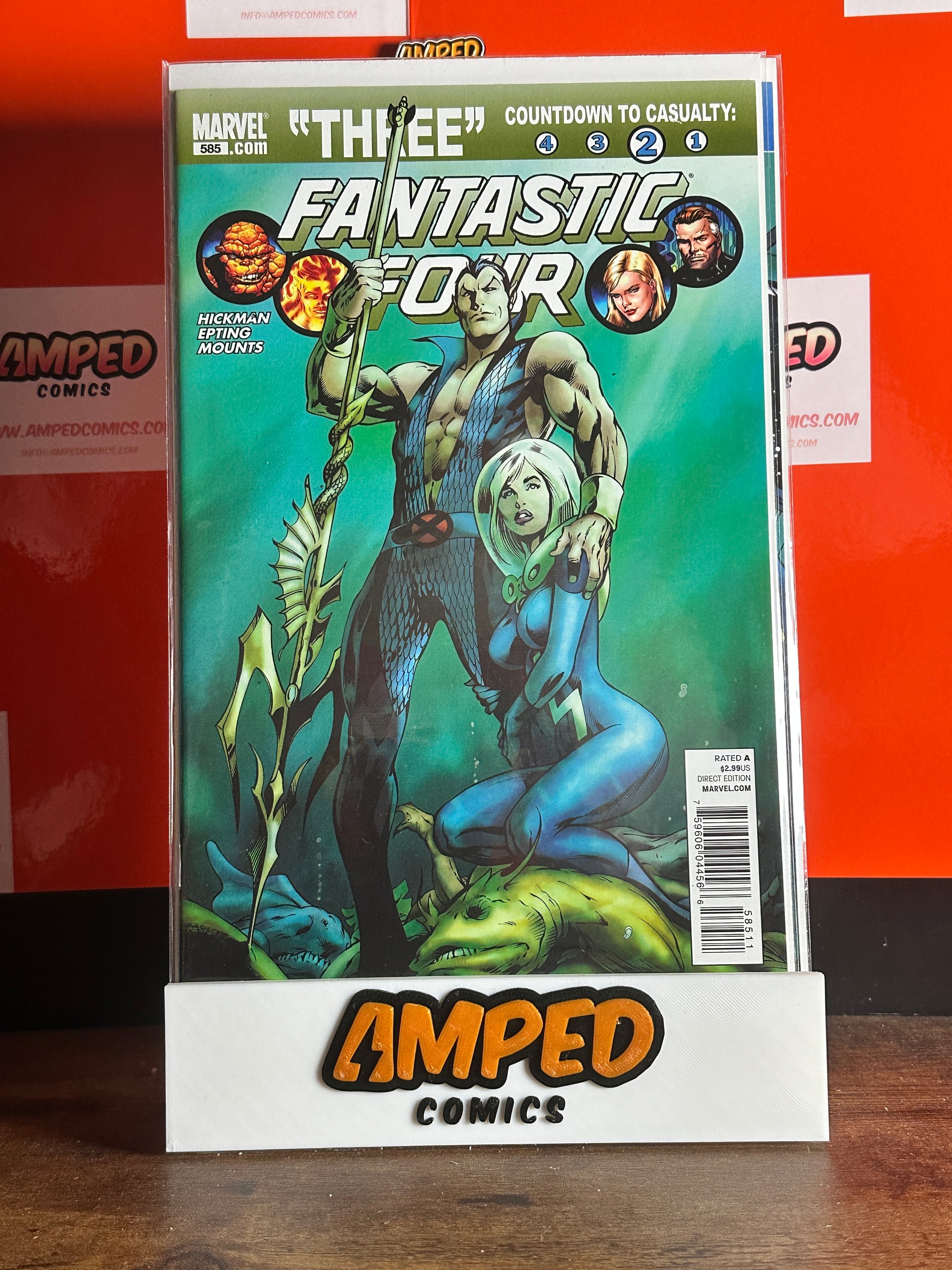 Fantastic Four #585 Three Marvel Comics