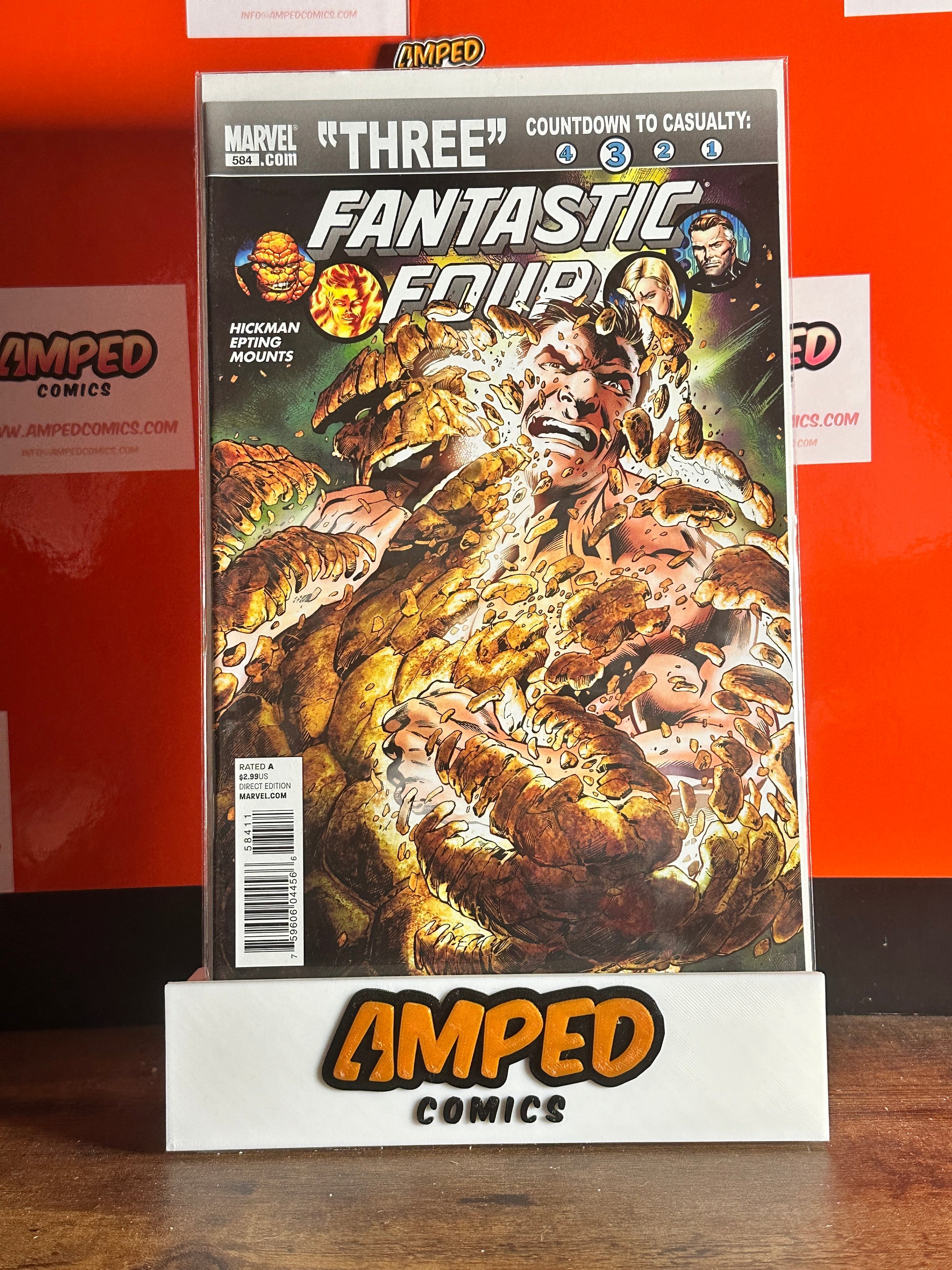 Fantastic Four #584 Marvel Comics (Three) Countdown to Casualty