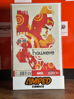 Hawkeye #21 Marvel Comics (2014) Fraction Aja Hollingsworth