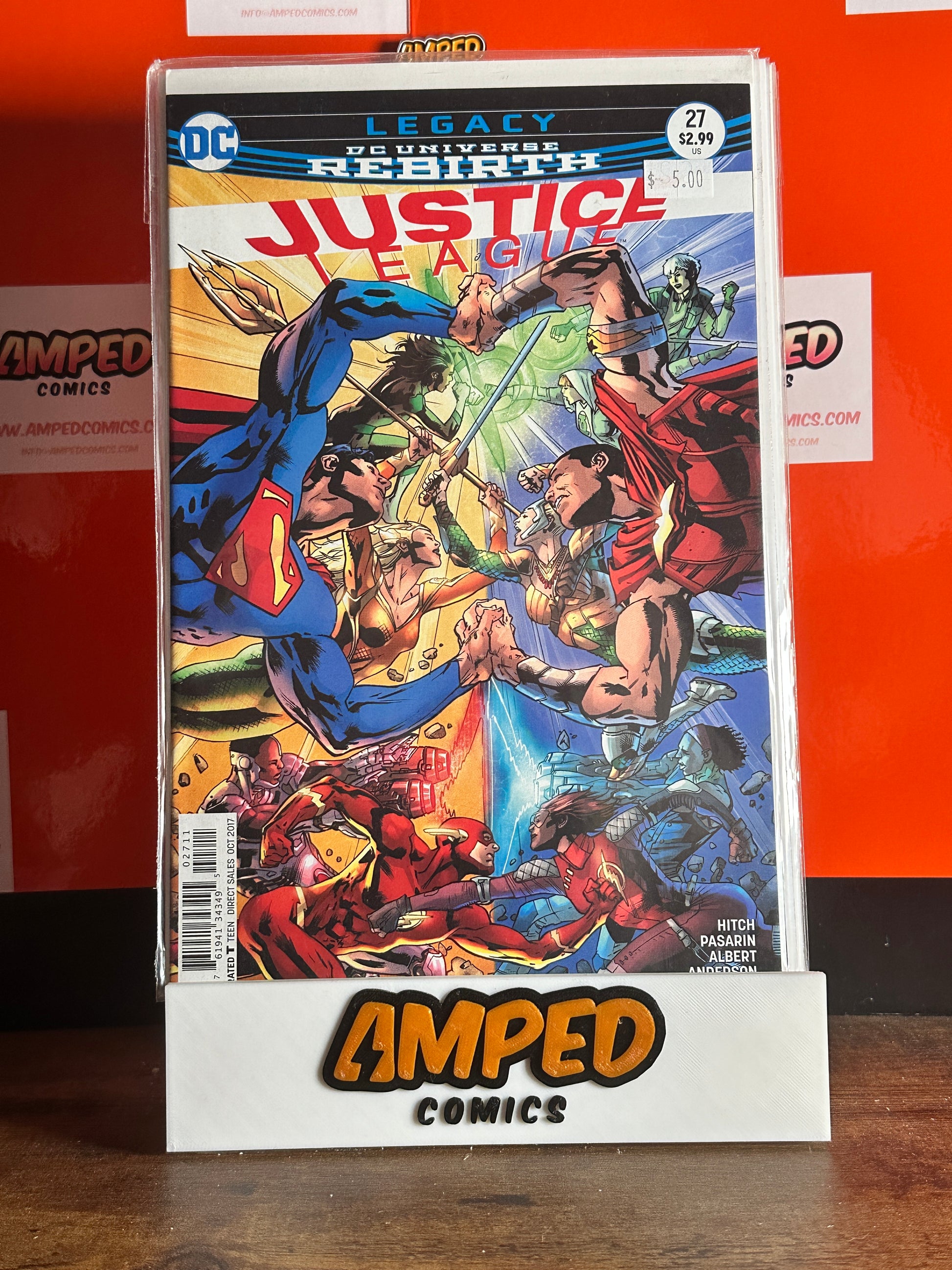 Justice League #27 DC Universe Rebirth Legacy (DC Comics 2017)