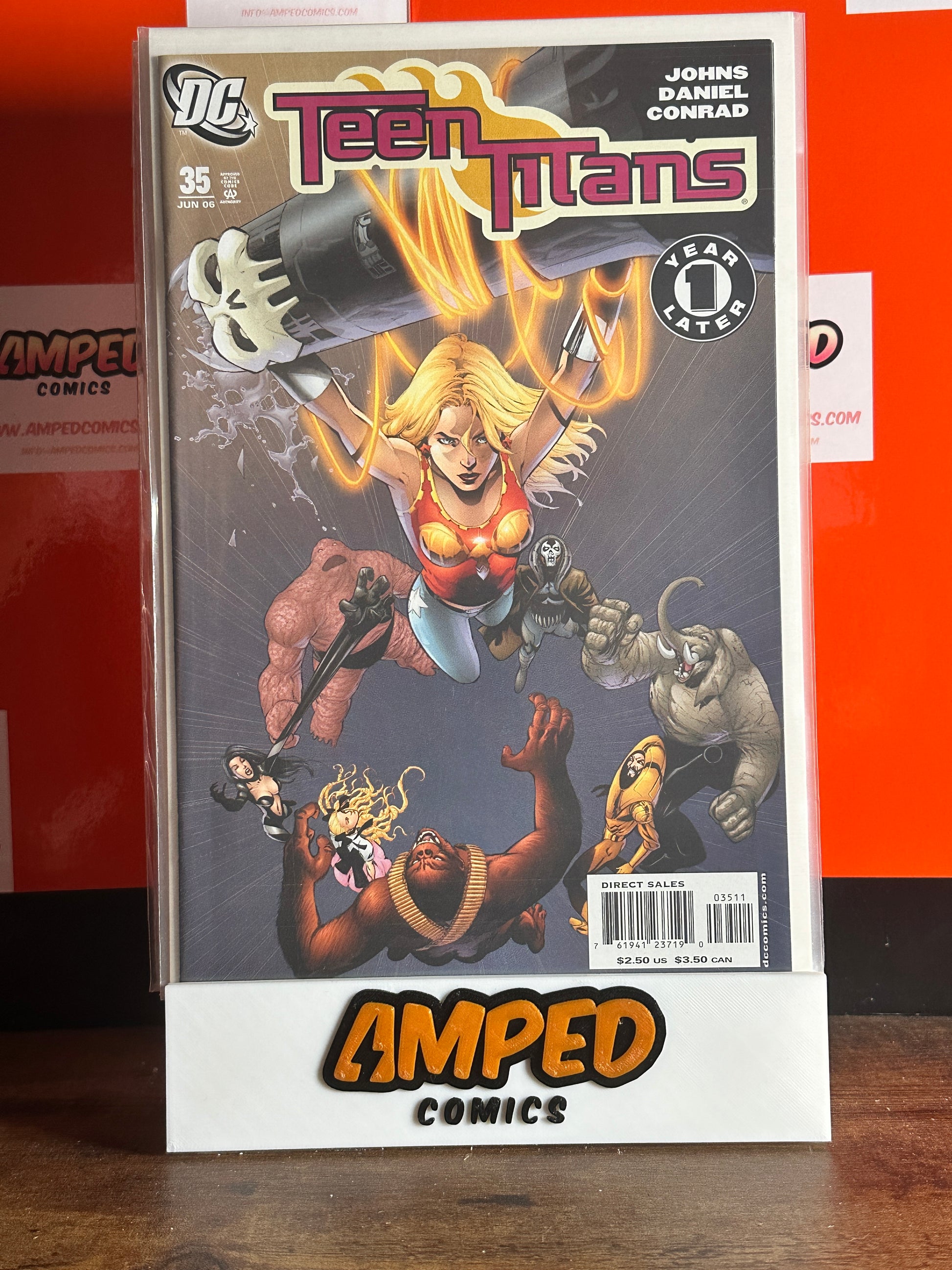Teen Titans #35 DC Comics Jun 2006 Johns Daniel Conrad Year One Later