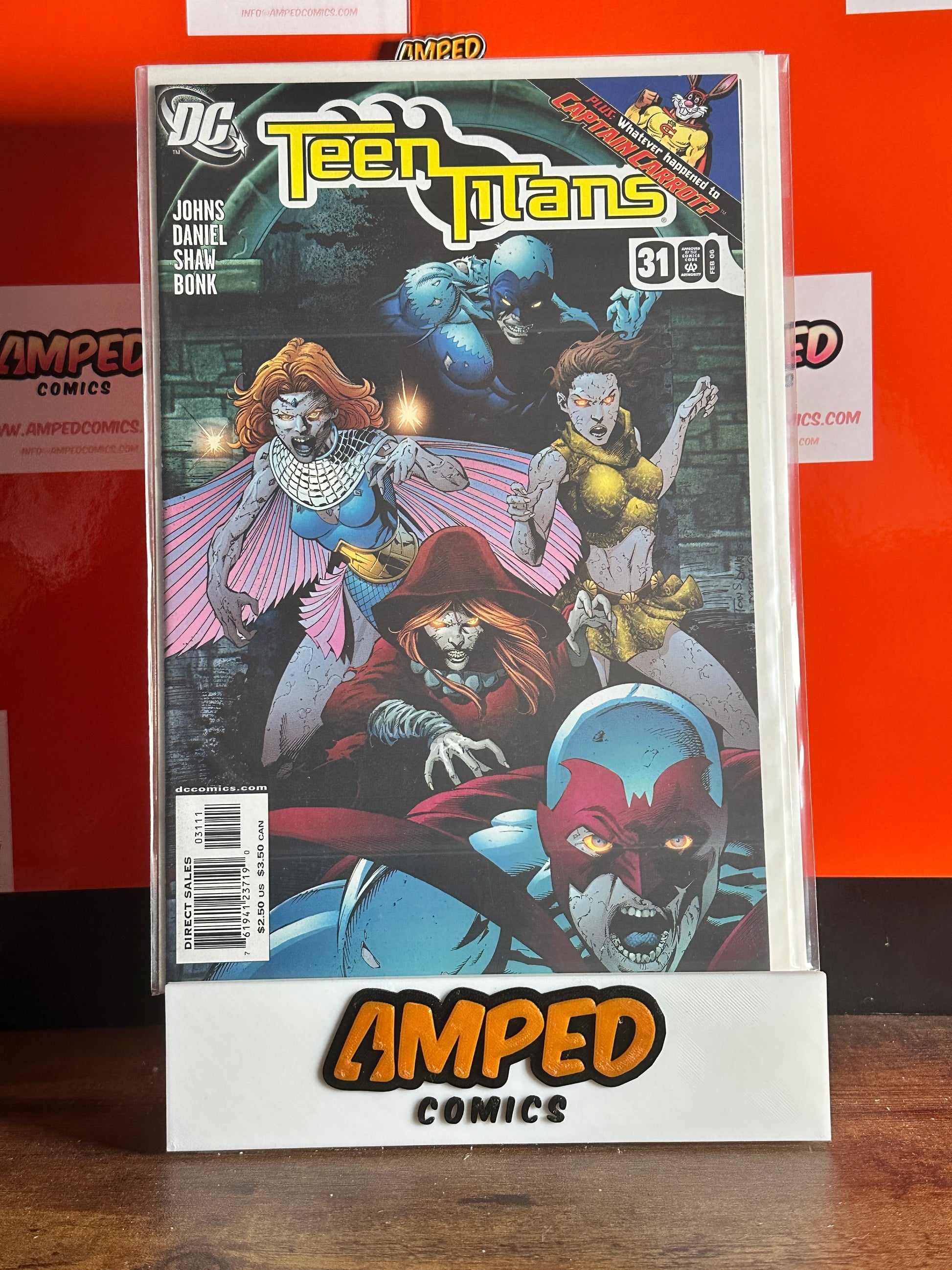 Teen Titans #31 DC Comics (Feb 2006) Johns Daniel Shaw Bonk