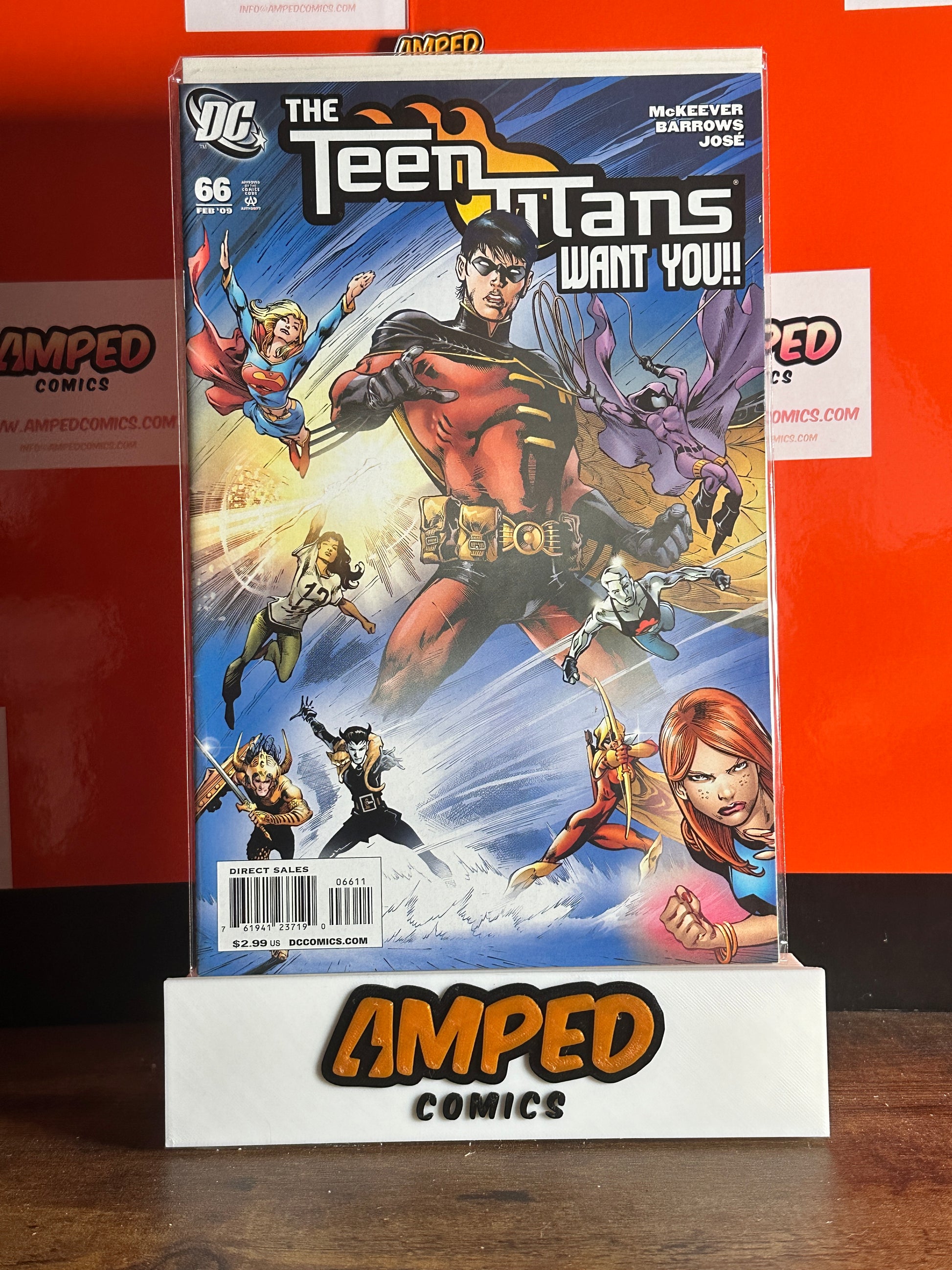 Teen Titans #66 DC Comics Feb 2009 McKeever Barrows Jose