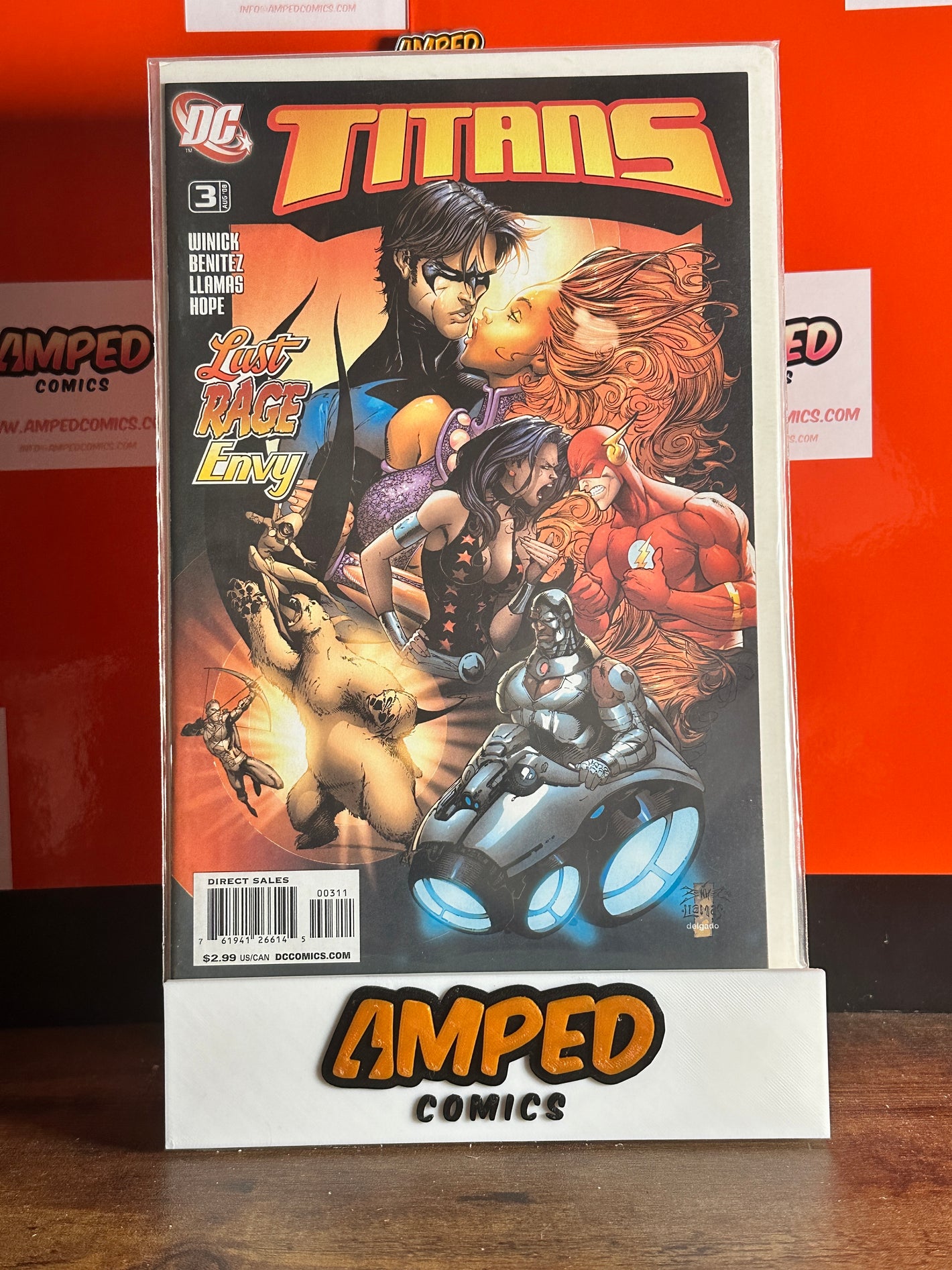 Titans #3 DC Comics (Aug 2009) Lust Rage Envy
