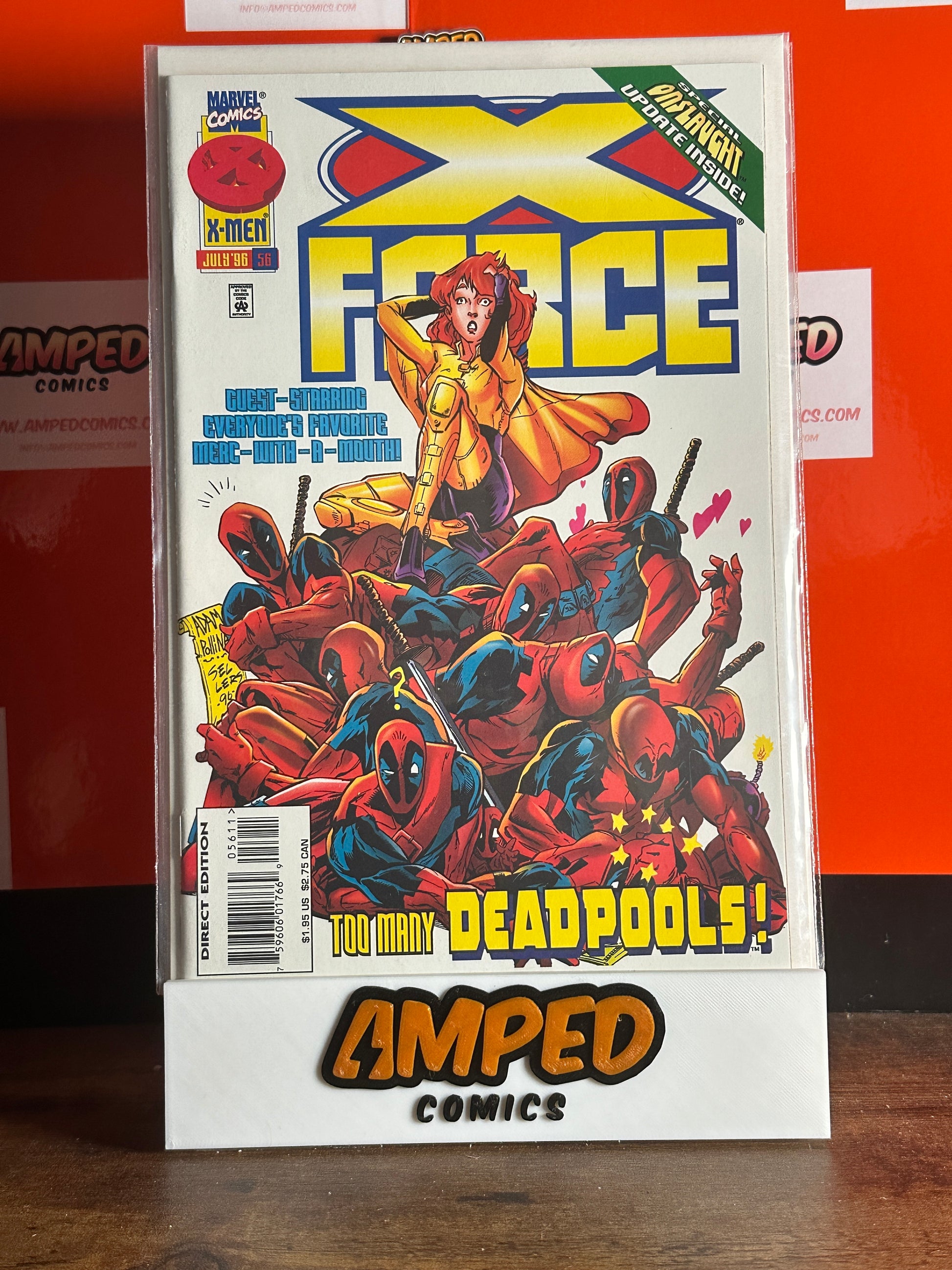 X-Force #56 Marvel Comics 1996 Deadpool cover