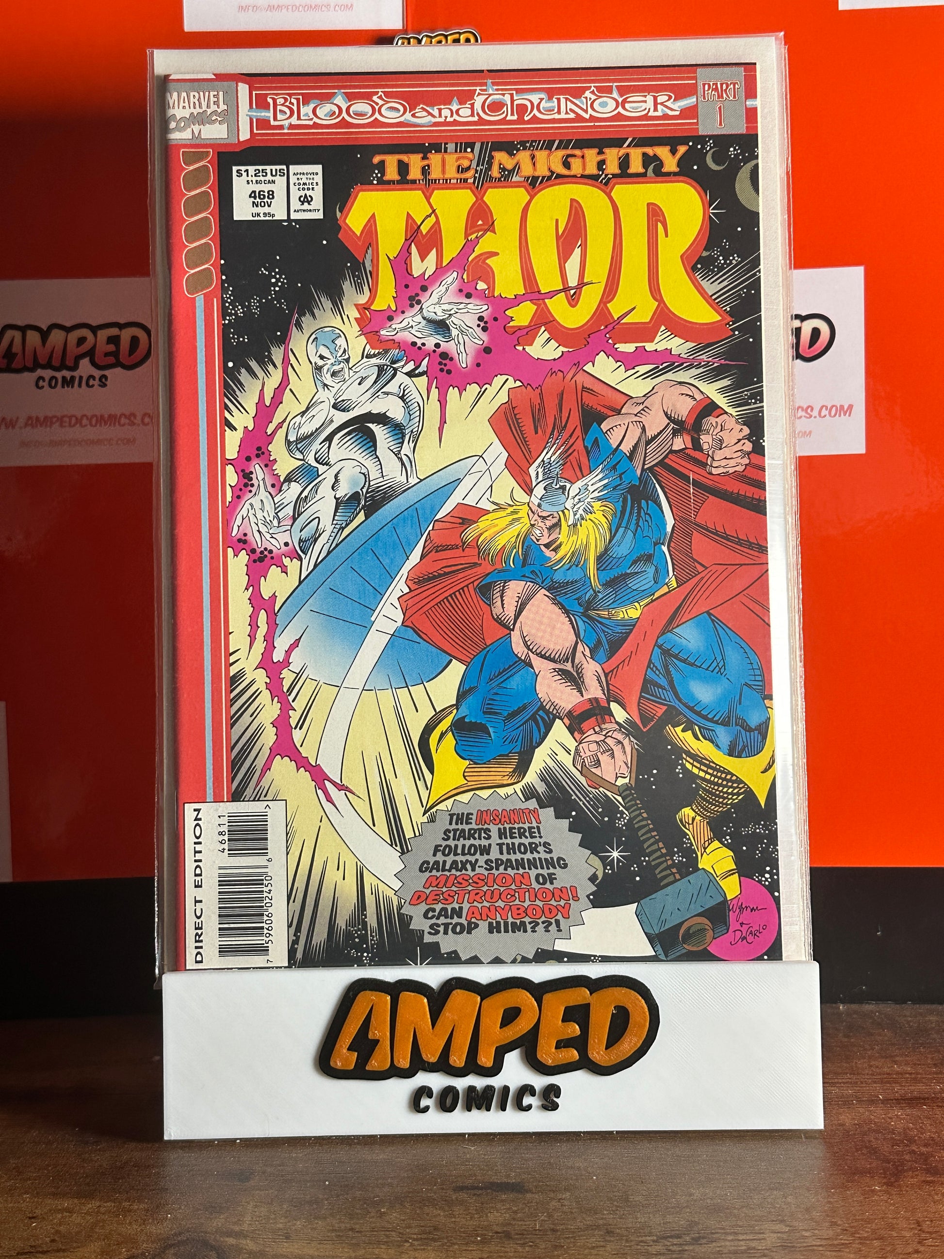 The Mighty Thor #468 Marvel Comics Nov 1993 Blood and Thunder Part 1