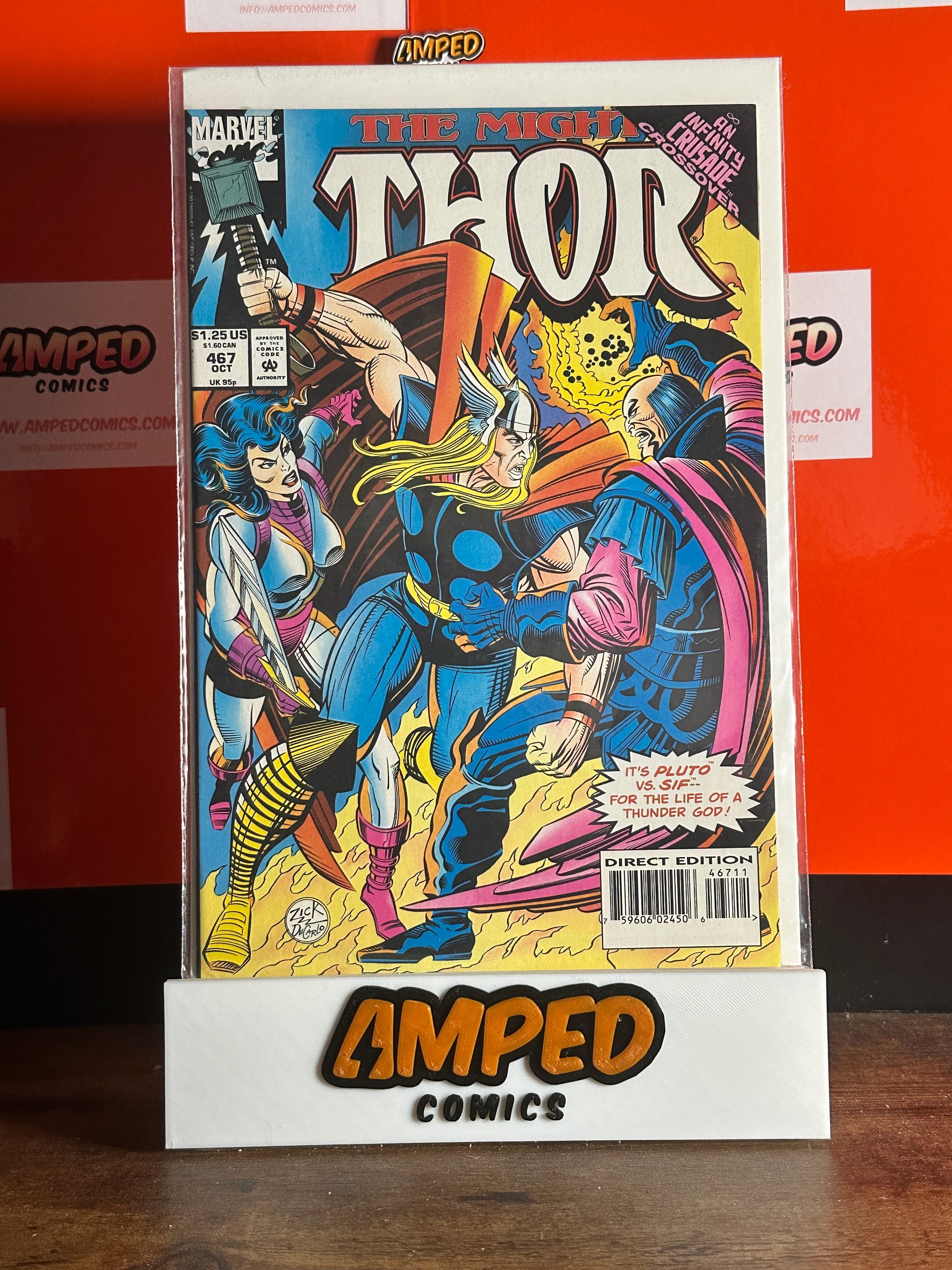 The Mighty Thor #467 Marvel Comics Oct 1991 Direct Edition