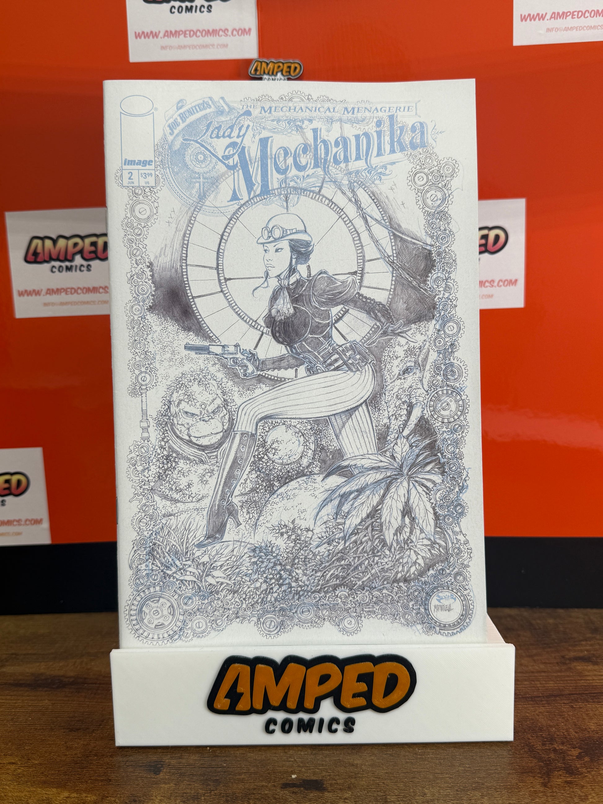 LADY MECHANIKA THE MECHANICAL MENAGERIE #2 INCENTIVE 1:10 BENITEZ & MONTIEL