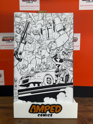 MASK #1 CVR F TOM REILLY ENERGON UNIVERSE THIRD ANNIVERSARY B&W CONNECTING VAR