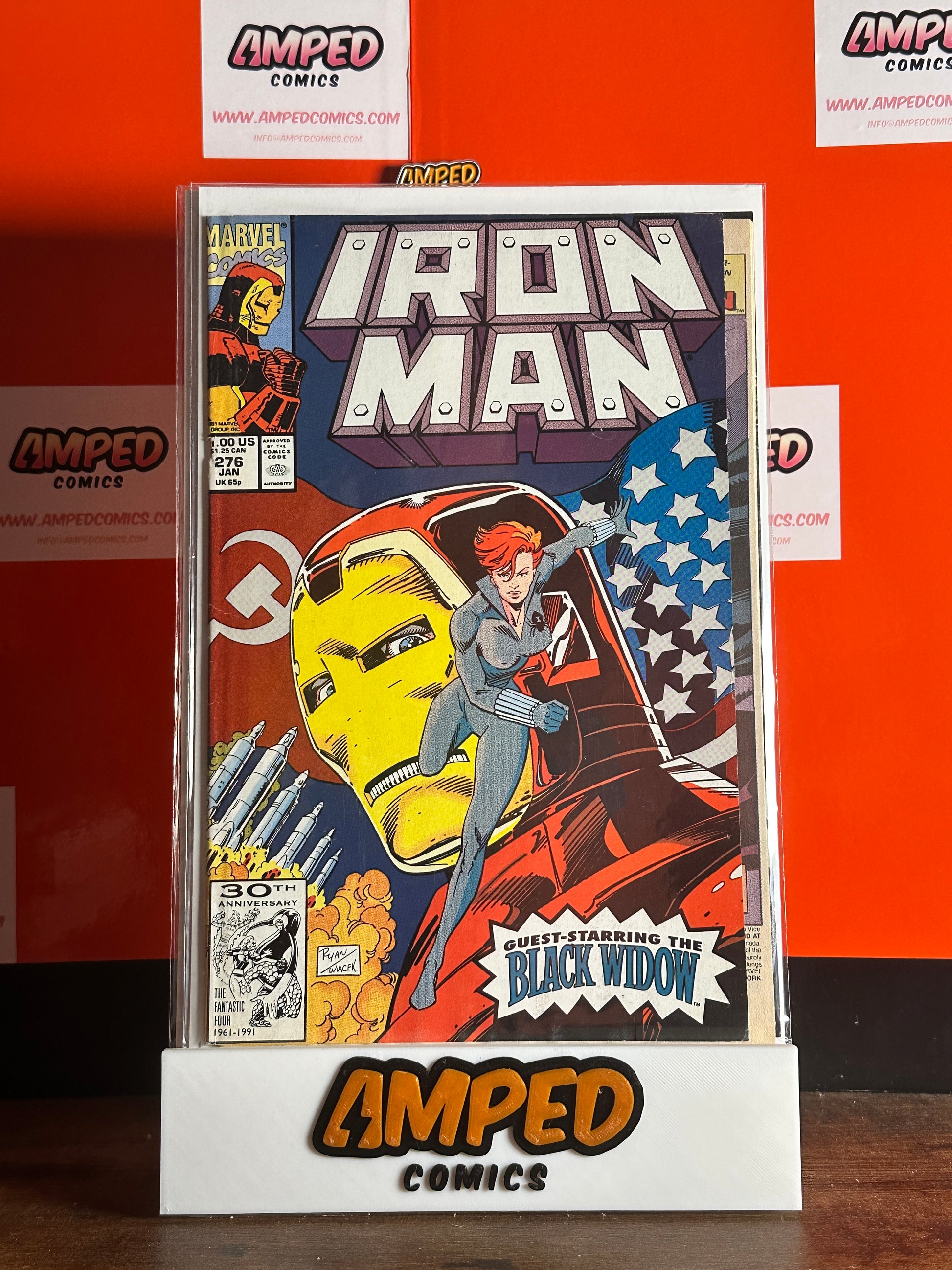 Iron Man #276 Marvel Comics Jan 1992 Guest-Starring Black Widow
