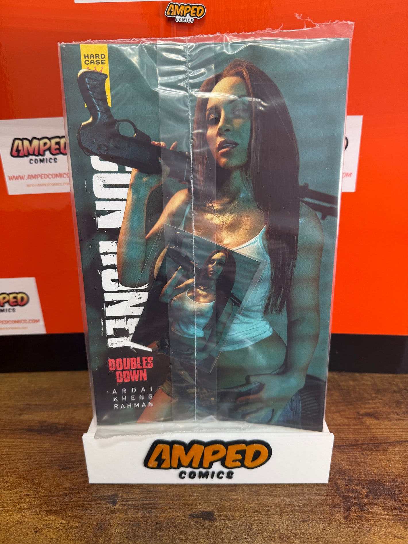 GUN HONEY DOUBLES DOWN #1 (OF 4) CVR G COSPLAY BAGGED WITH TRADING CARD VAR