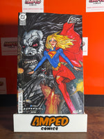 LOBO #4 CVR E SIMON BISLEY SUPERGIRL MOVIE CARD STOCK VAR