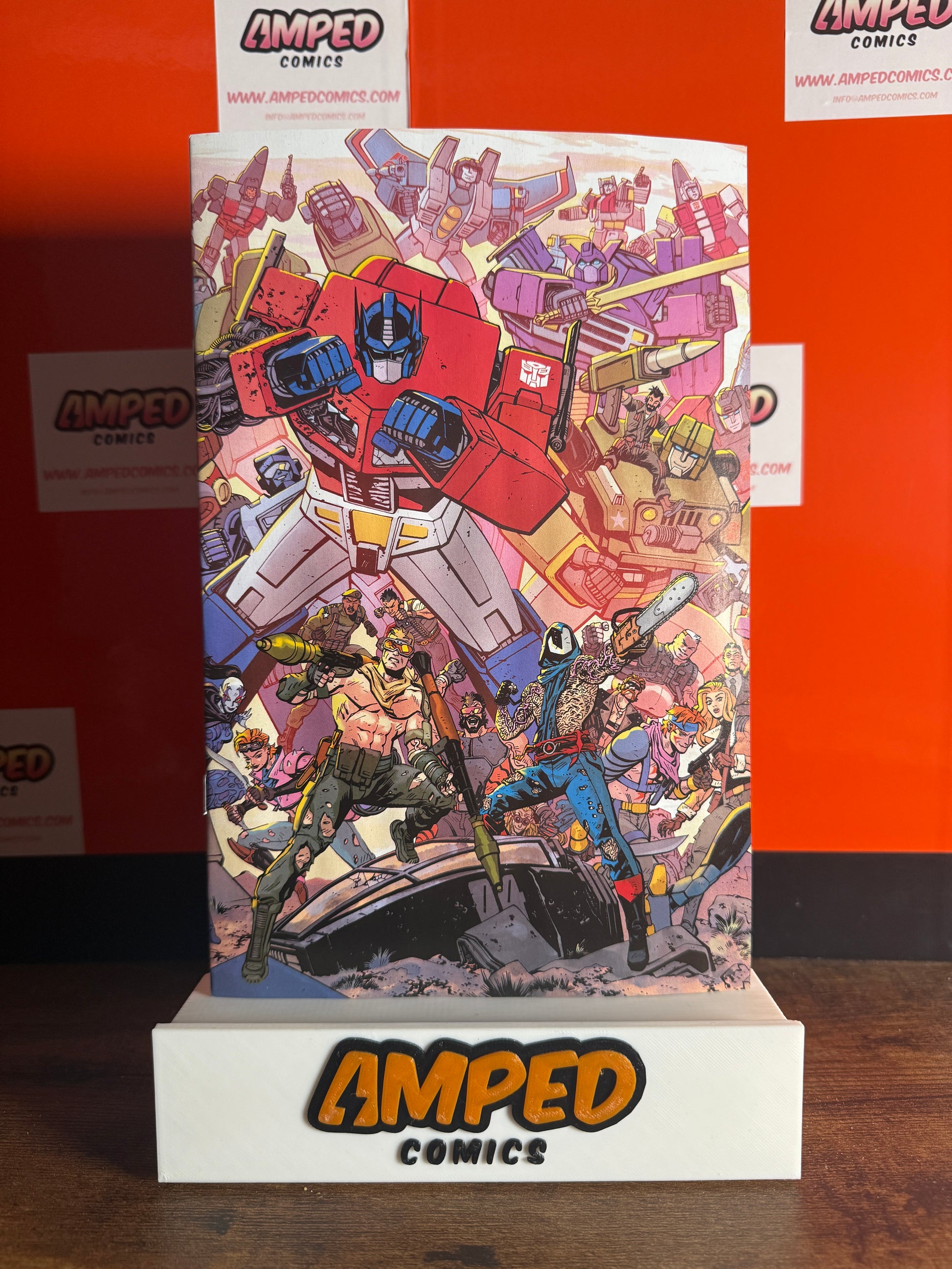 GI JOE #23 REILLY & LUCAS TRANSFORMERS ENERGON UNIVERSE 3RD ANNIVERSARY CONNECT