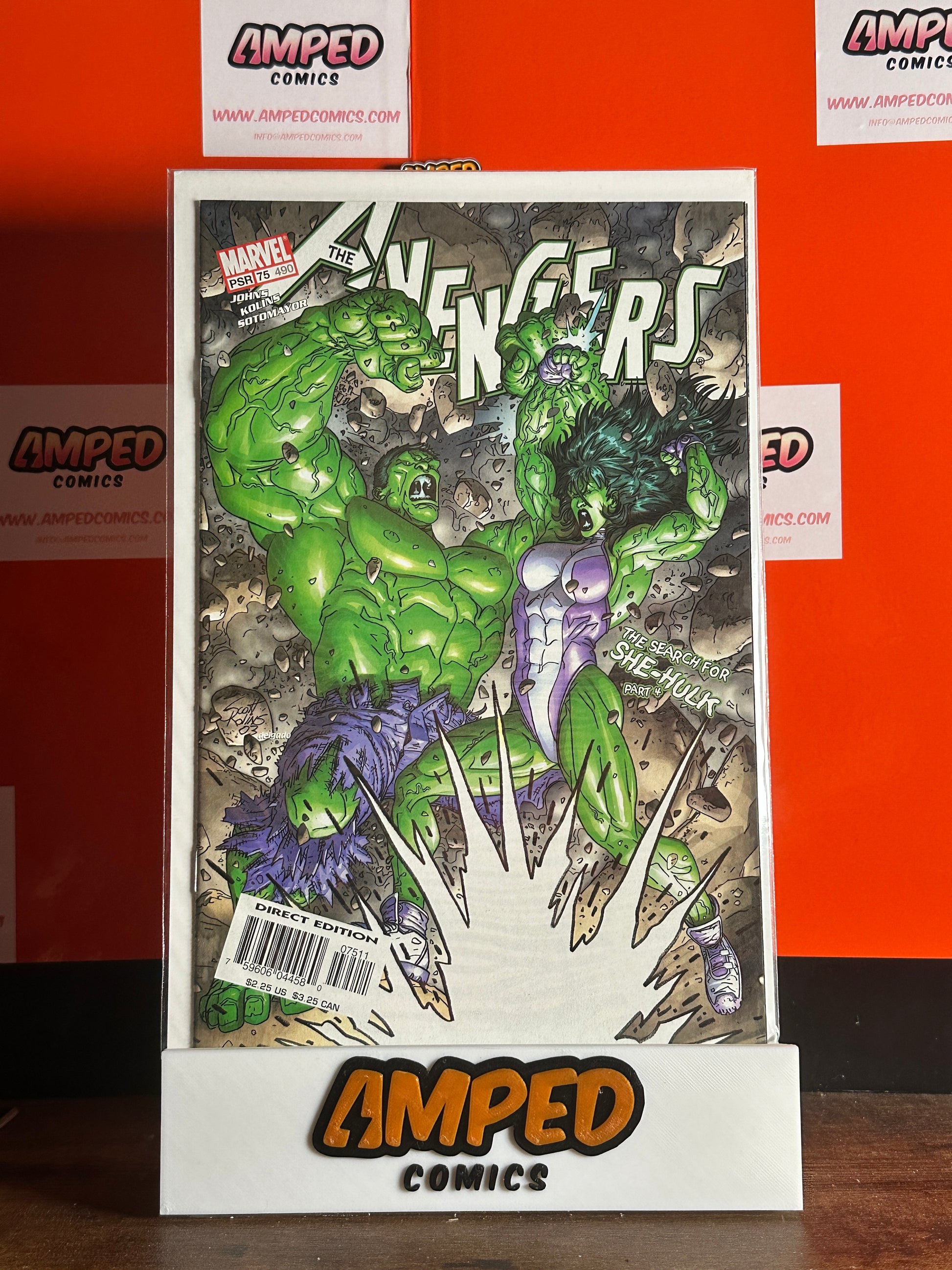 The Avengers #75 Marvel Comics (2003) She-Hulk Part 4 Direct Edition