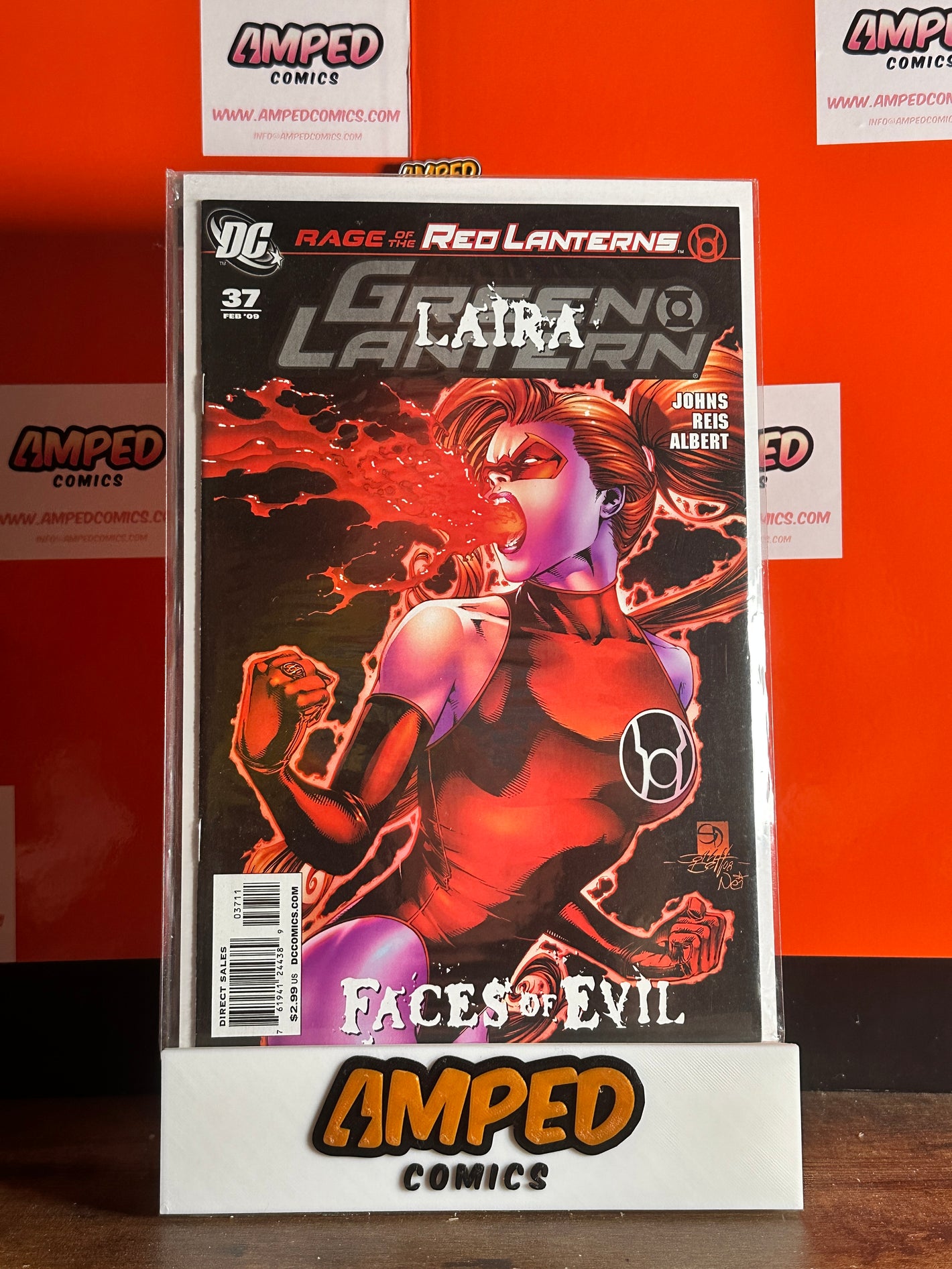 Green Lantern #37 DC Comics 2009 Rage of the Red Lanterns Faces of Evil
