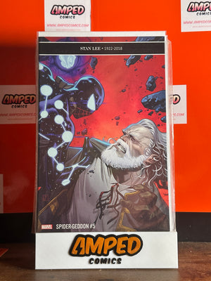 Spider-Geddon #5 Marvel Comics Stan Lee Memorial Cover