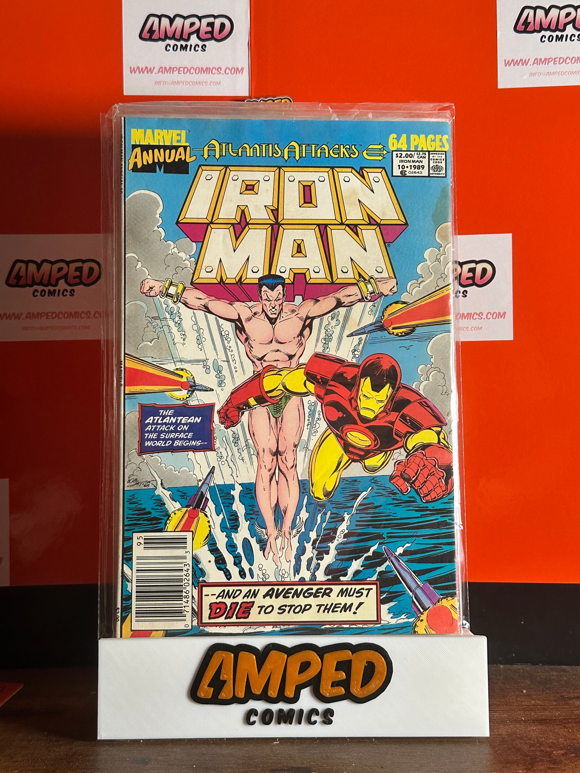 Iron Man Annual #10 Marvel Comics 1982 Atlantis Attacks