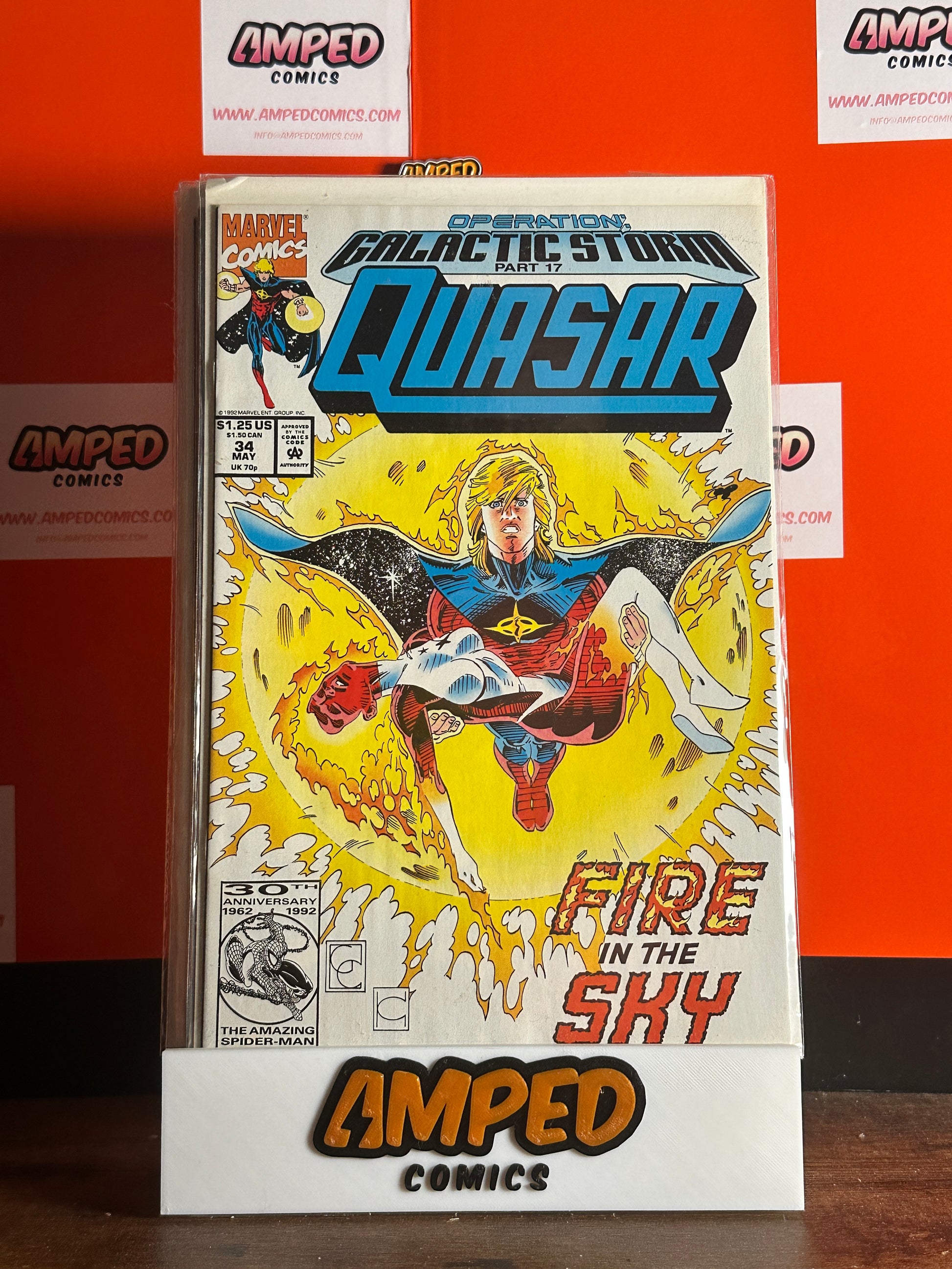 Quasar #34 Marvel Comics 1992 Operation: Galactic Storm Part 17