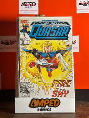 Quasar #34 Marvel Comics 1992 Operation: Galactic Storm Part 17