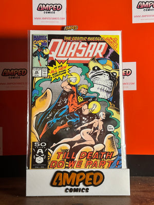 Quasar #26 Marvel Comics 1991 Captain America 50th Anniversary