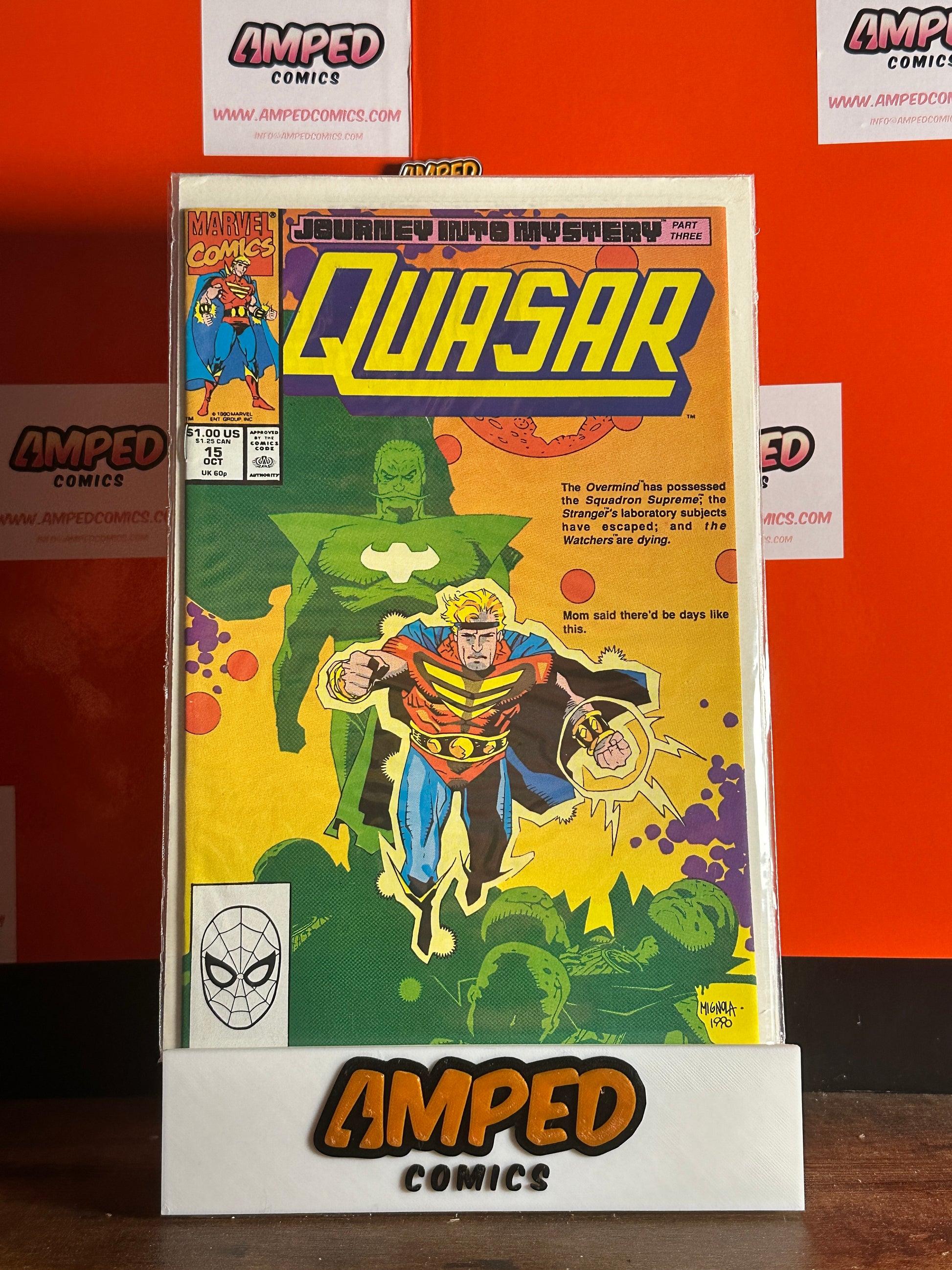 Quasar #15 Marvel Comics (Oct 1990) Journey Into Mystery Part 3