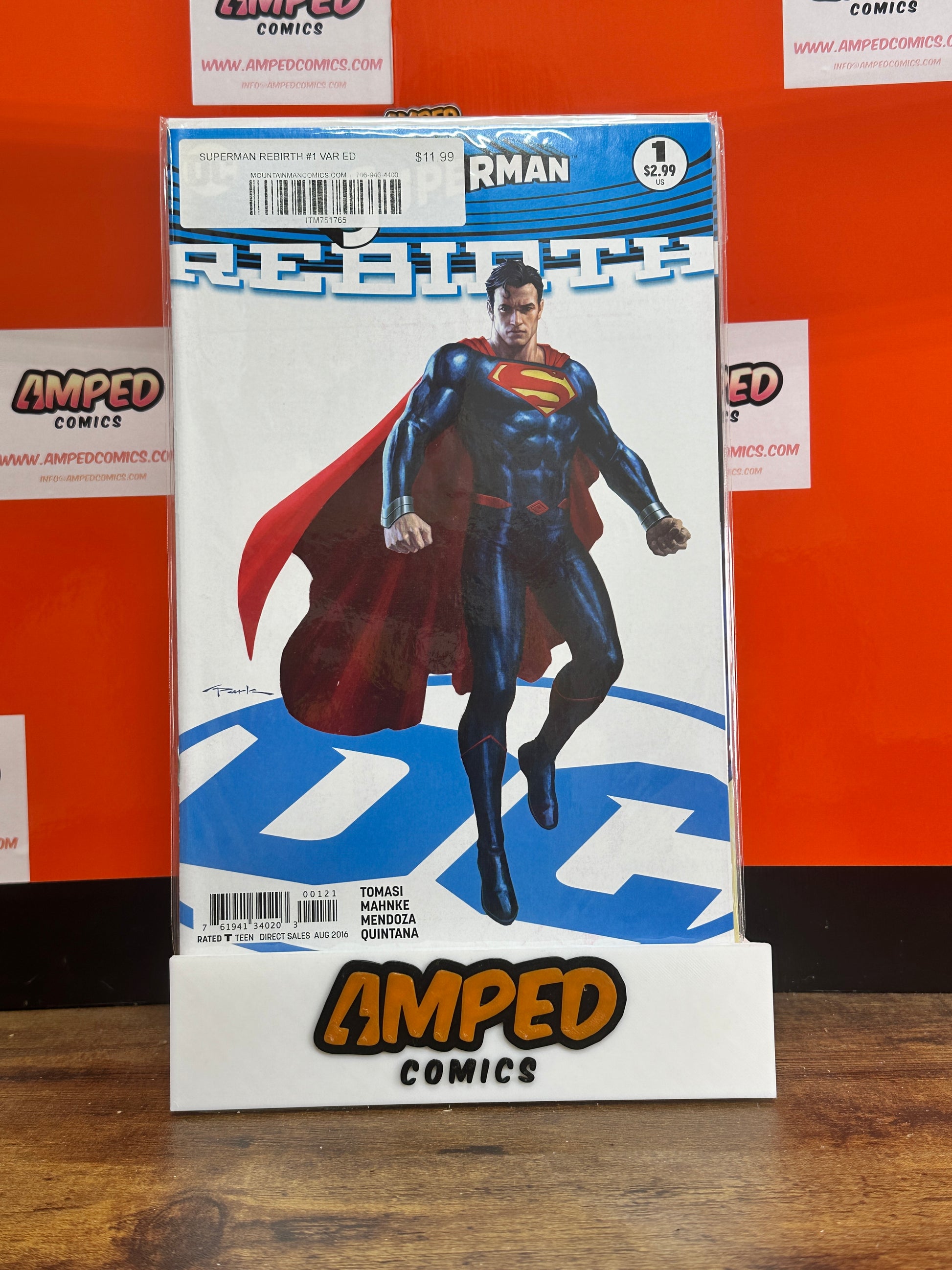 Superman: Rebirth #1 Variant Edition DC Comics (Aug 2016)