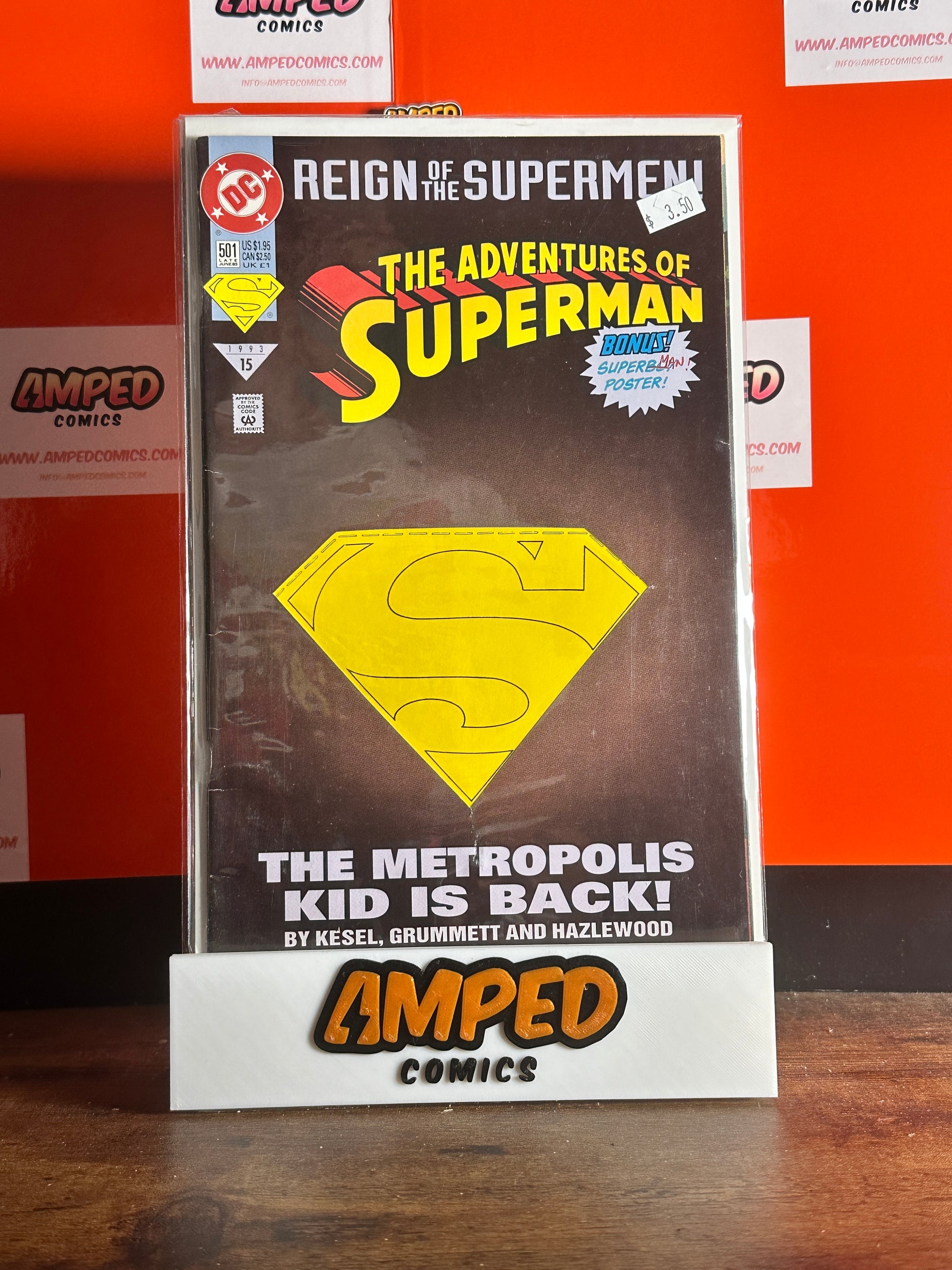 Adventures of Superman #501 DC Comics 1993 Reign of the Supermen