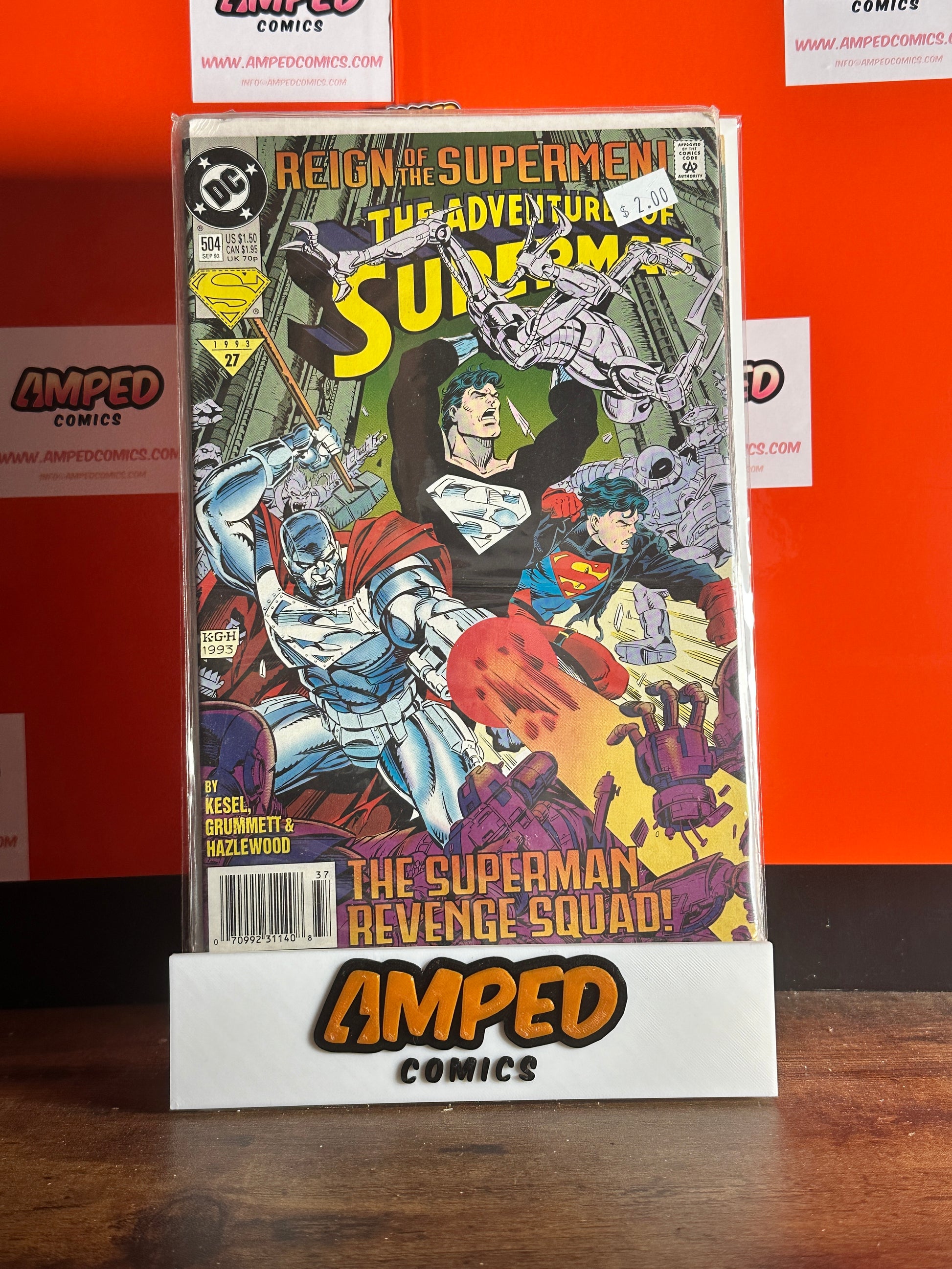 Adventures of Superman #504 DC Comics (Reign of the Supermen) Sep 1993