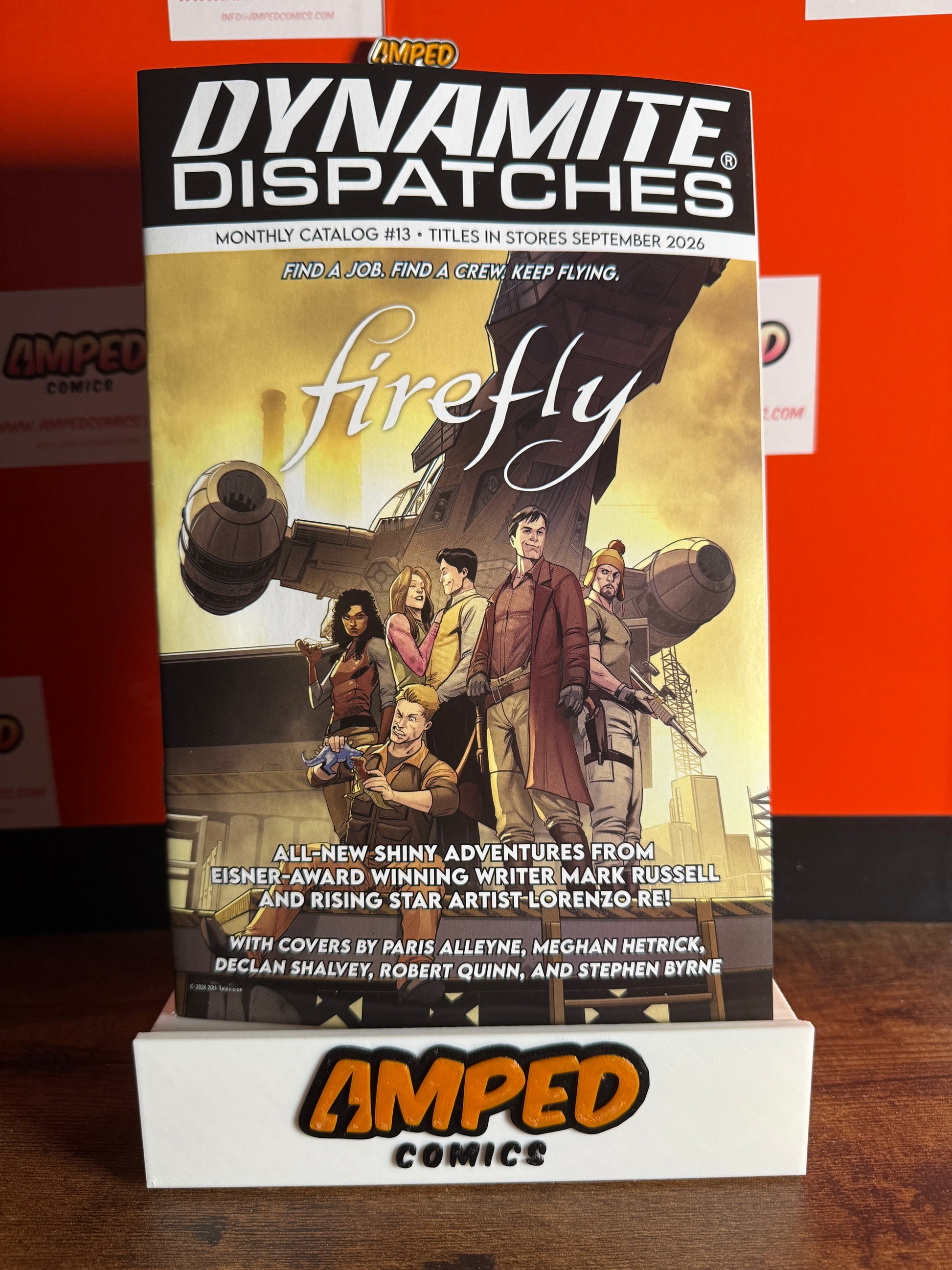 Dynamite Dispatches 13 - Firefly Cover (September 2026)