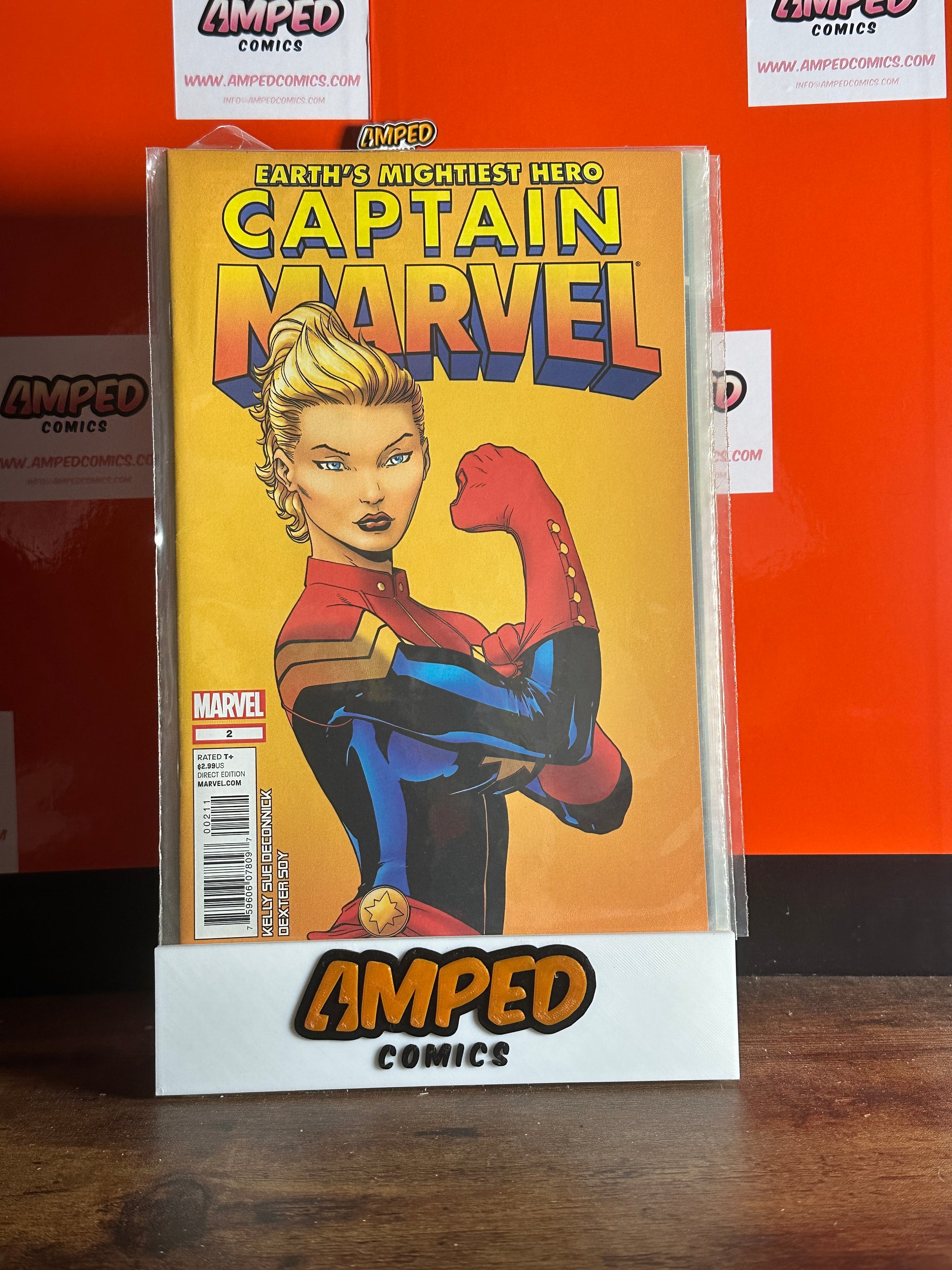Captain Marvel #2 Marvel Comics Direct Edition