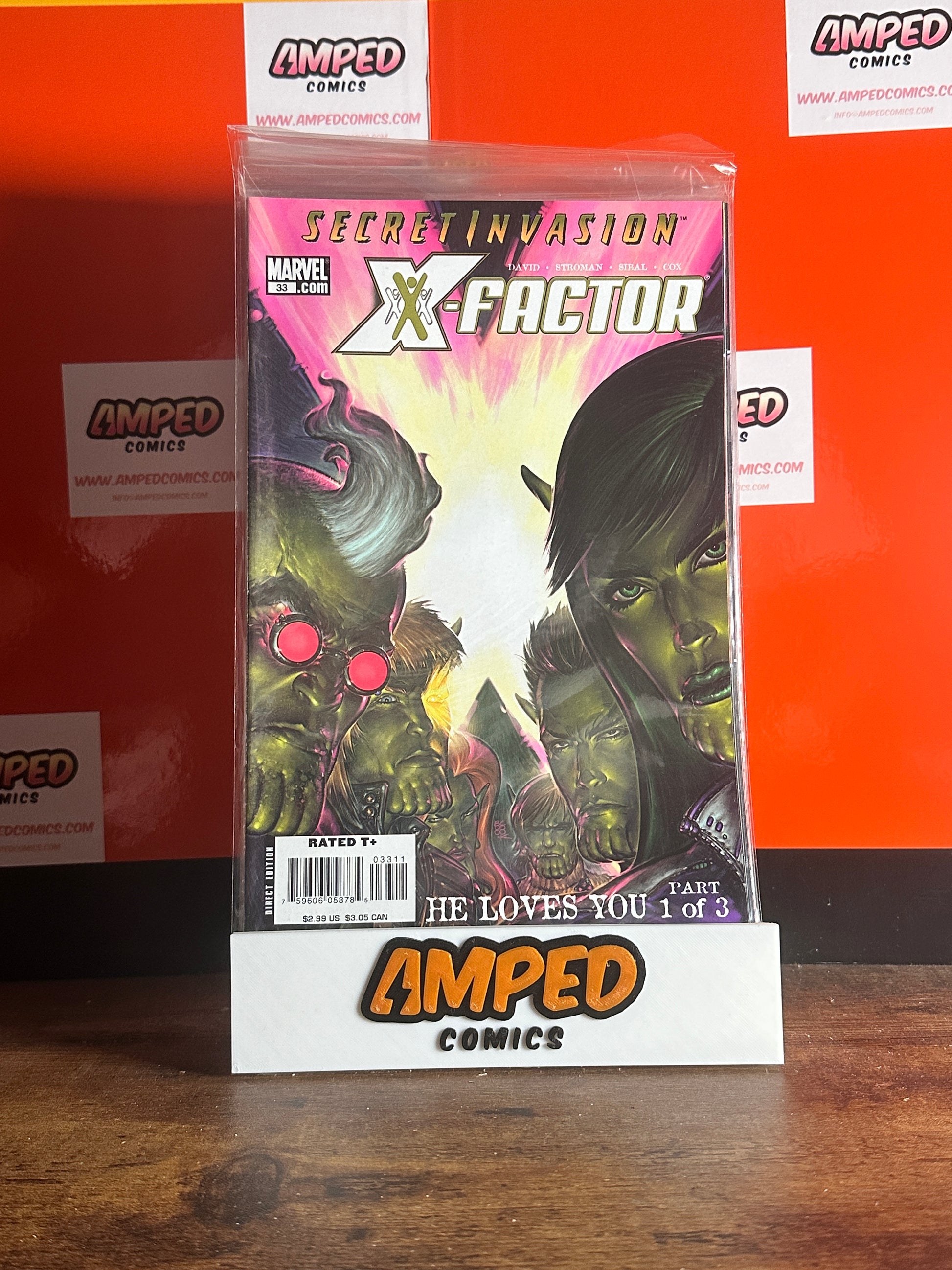 X-Factor #33 Marvel Comics Secret Invasion He Loves You Part 1 of 3
