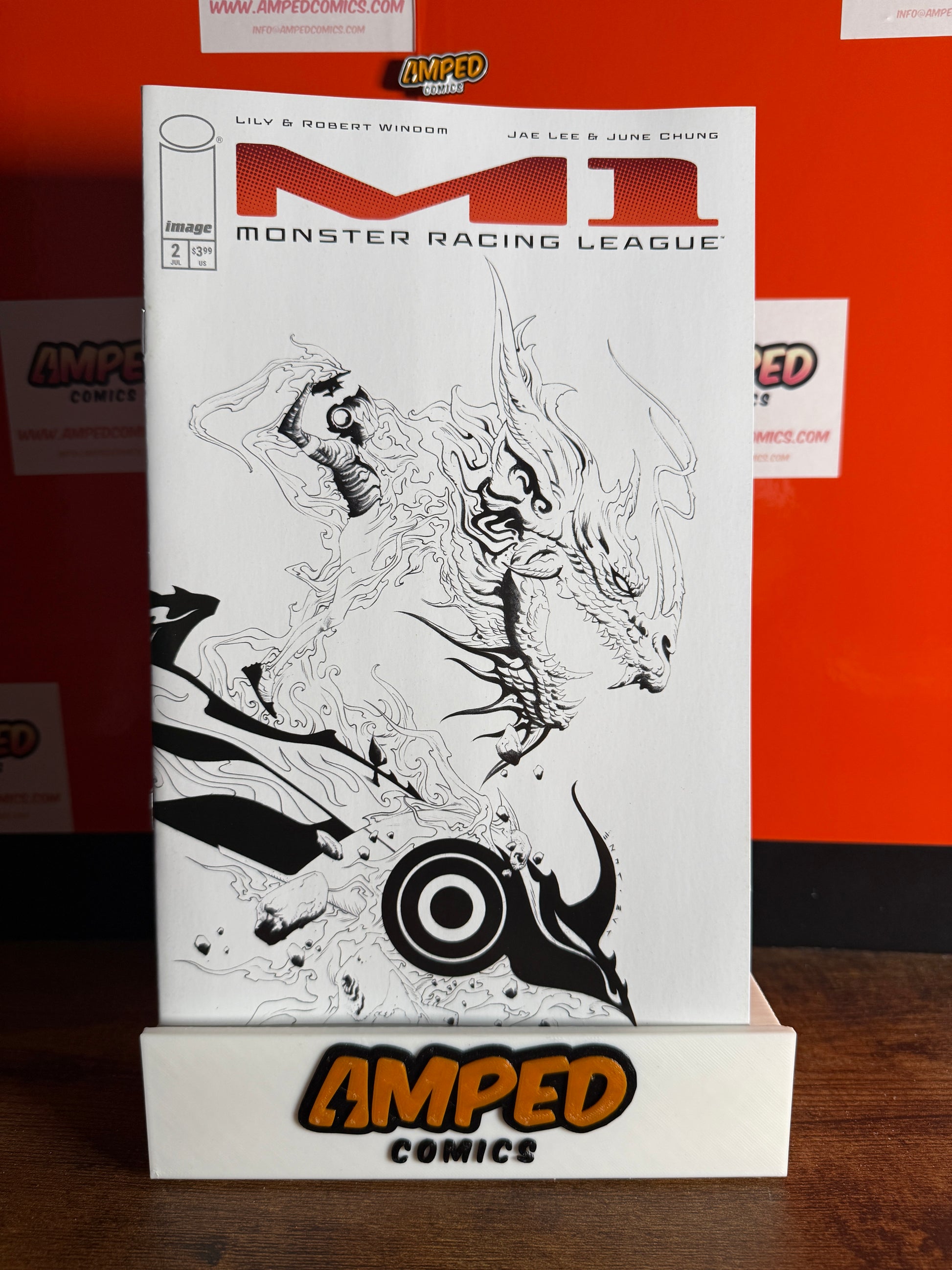 M1 MONSTER RACING LEAGUE #2 CVR C INC 1:25 JAE LEE VARIANT